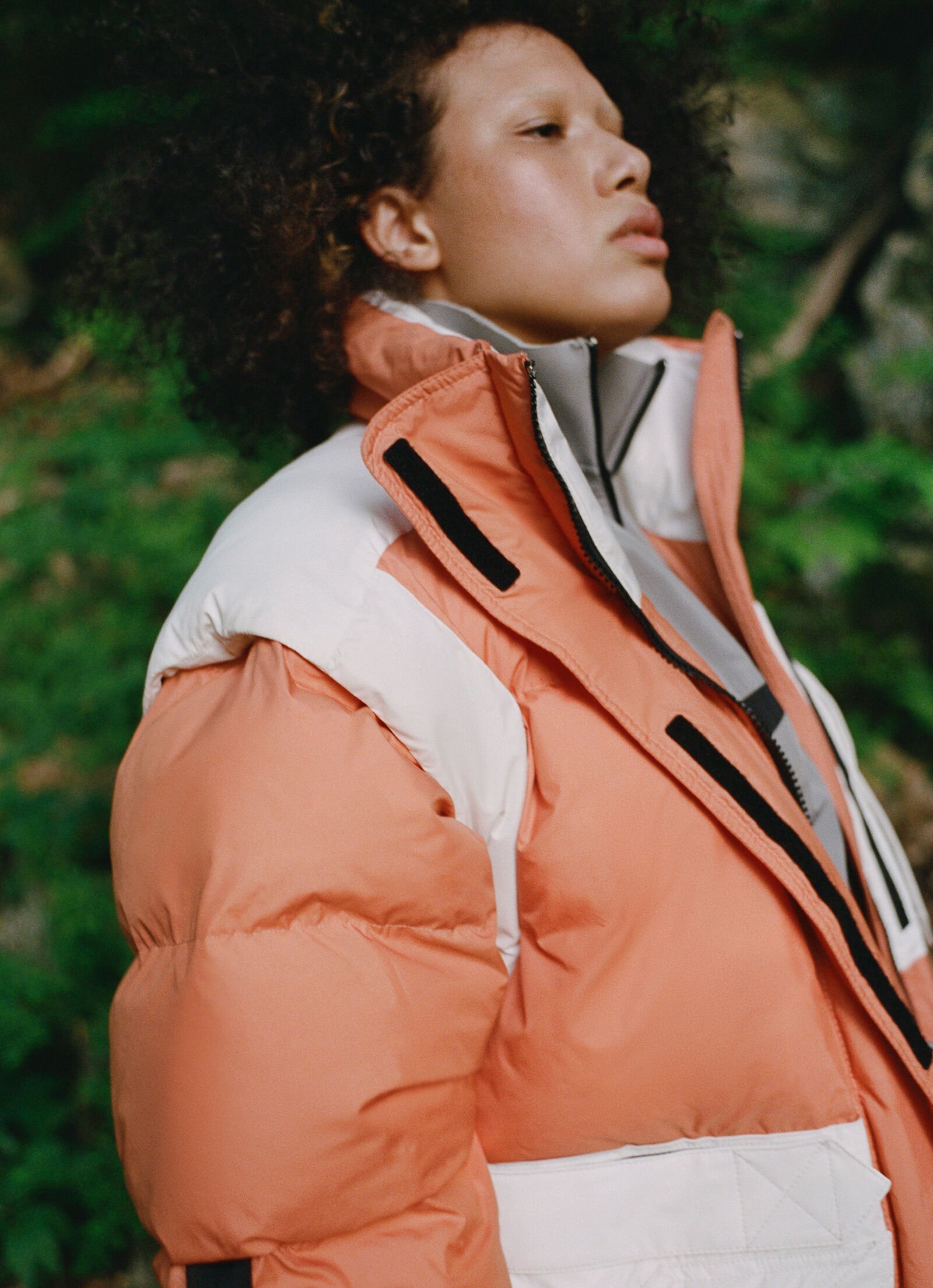 Adidas stella shop mccartney orange jacket