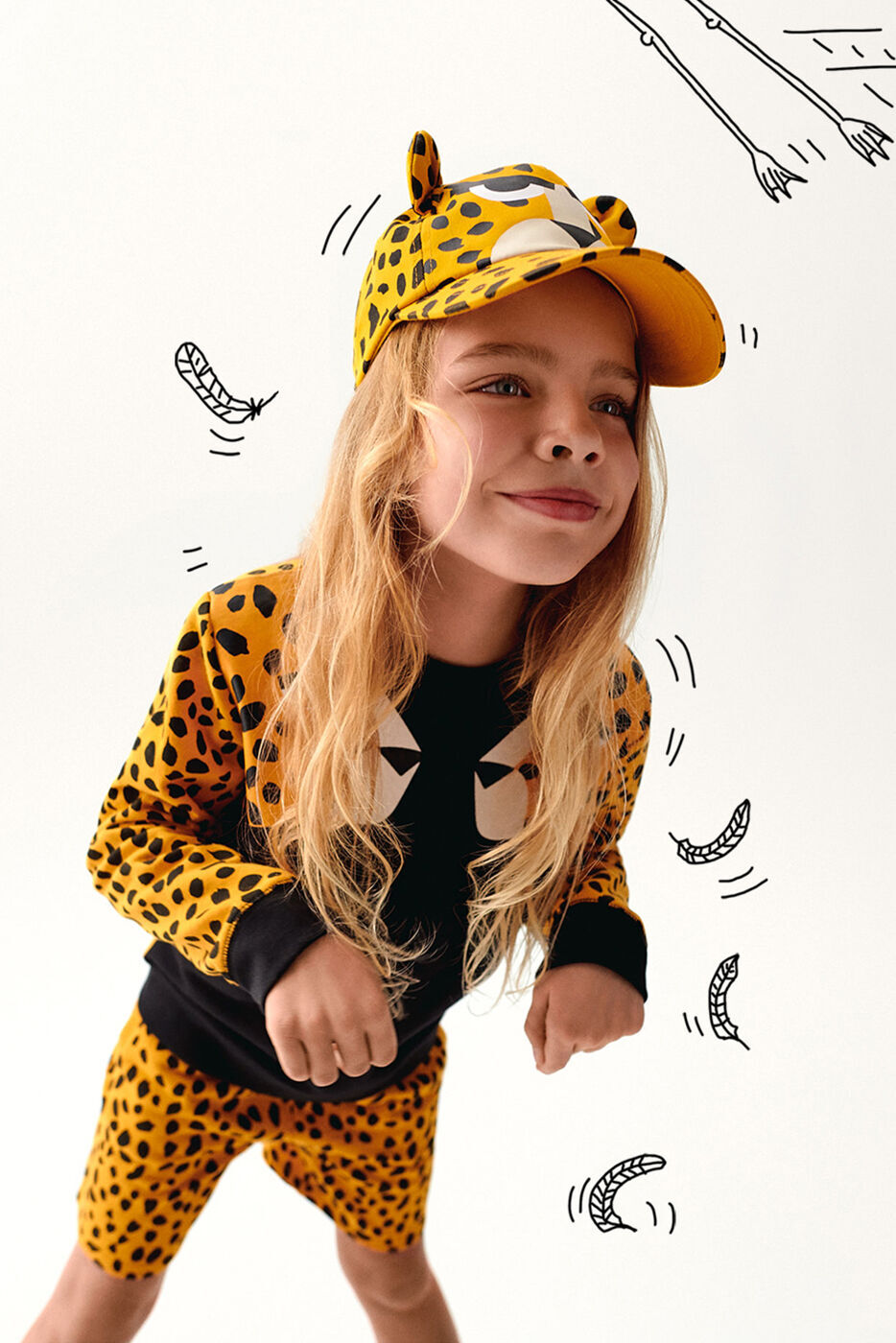 Stella McCartney Kids graphic-print jumper - Orange