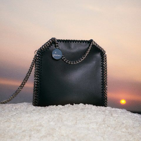 Women Core Black Logo Studio Bag Stella McCartney US