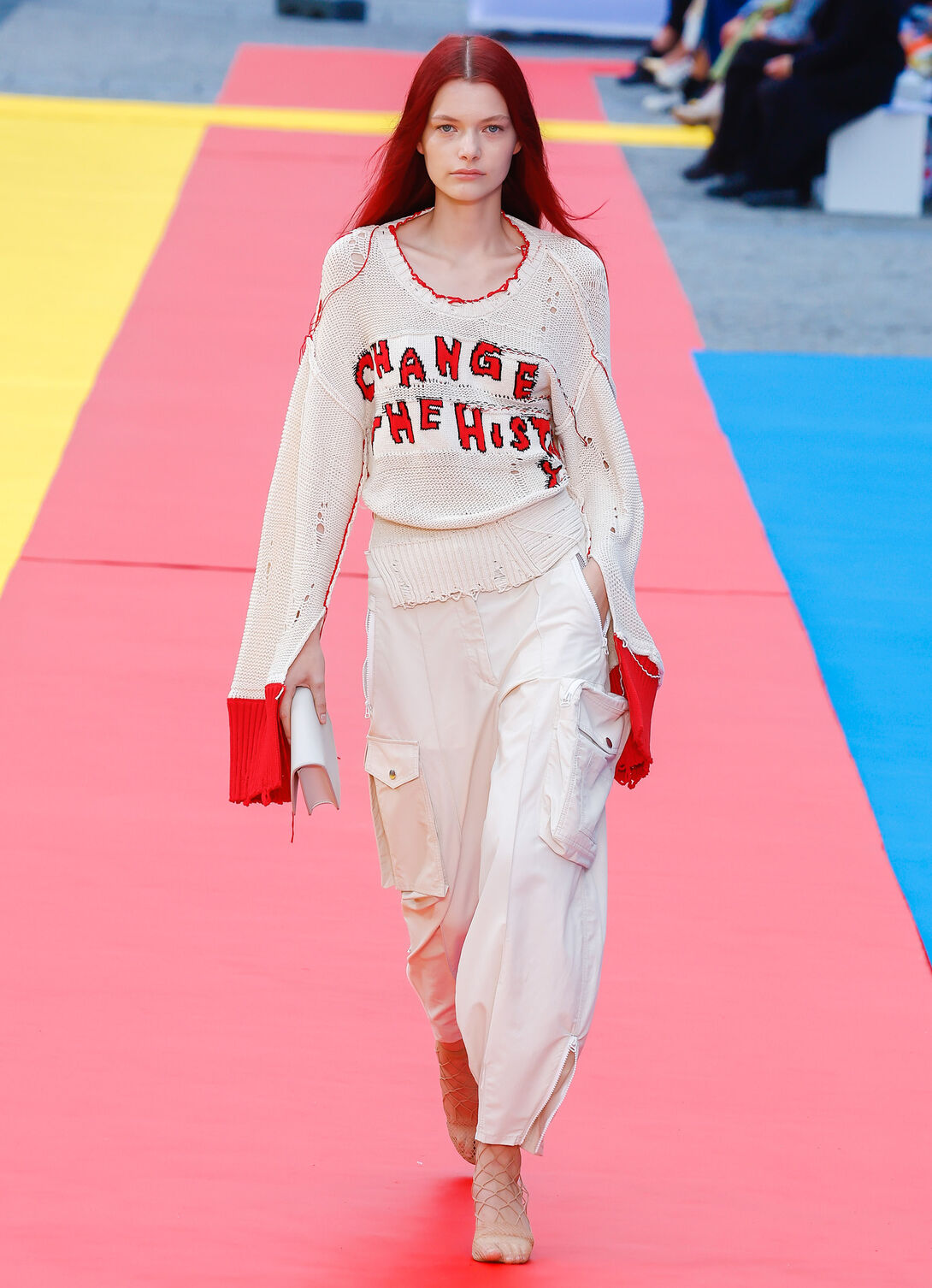 Yoshitomo Nara in Stella McCartney Summer 2023 Runway Show