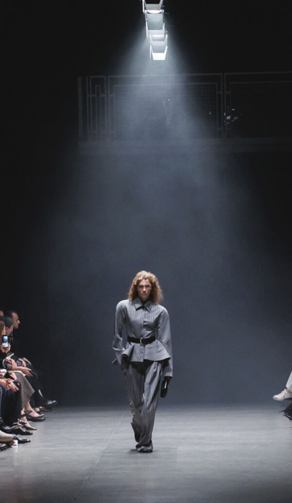 Women Multicolor Color Block Denim Dress Stella McCartney US