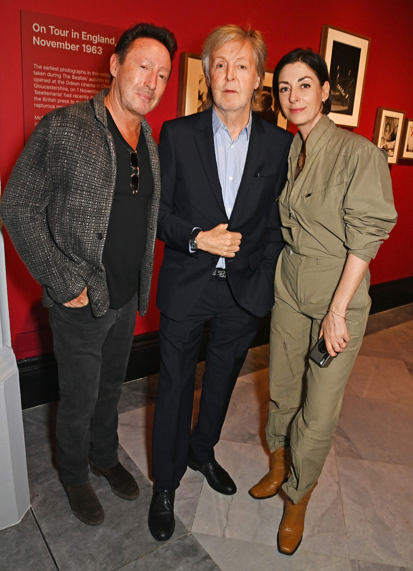 Paul McCartney and Julian Lennon, Mary McCartney and Olivia Harrison