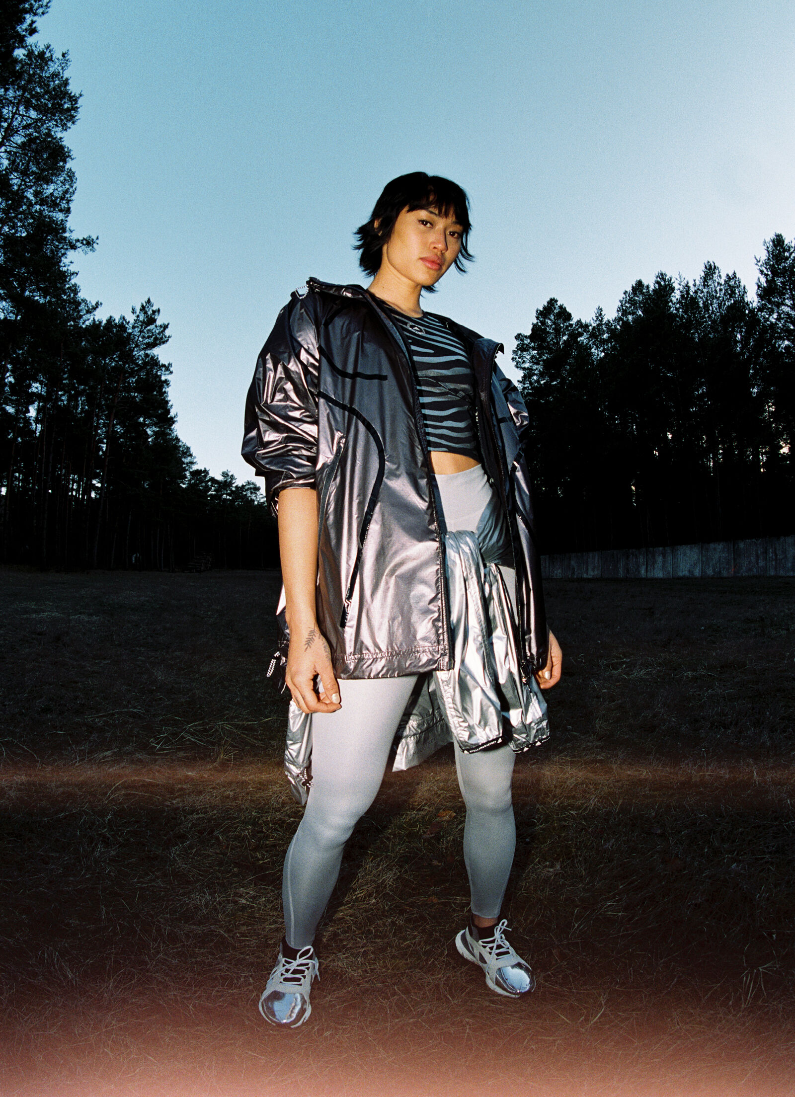 STELLASHINE from adidas by Stella McCartney puts metallics in motion