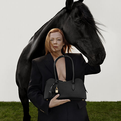 Women ブラック ロゴテープ マザーズバッグ | Stella McCartney JP