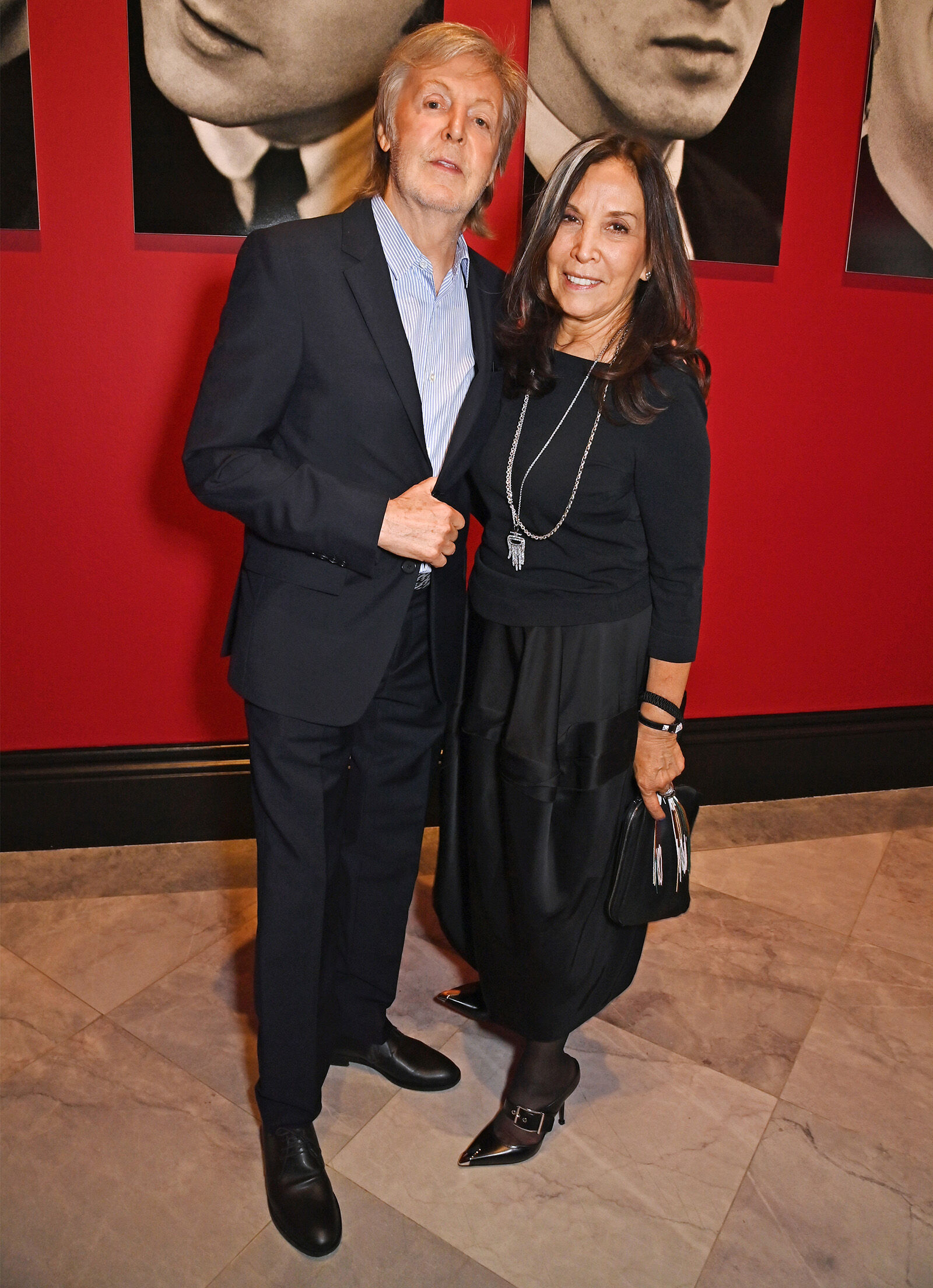 Paul McCartney and Julian Lennon, Mary McCartney and Olivia Harrison