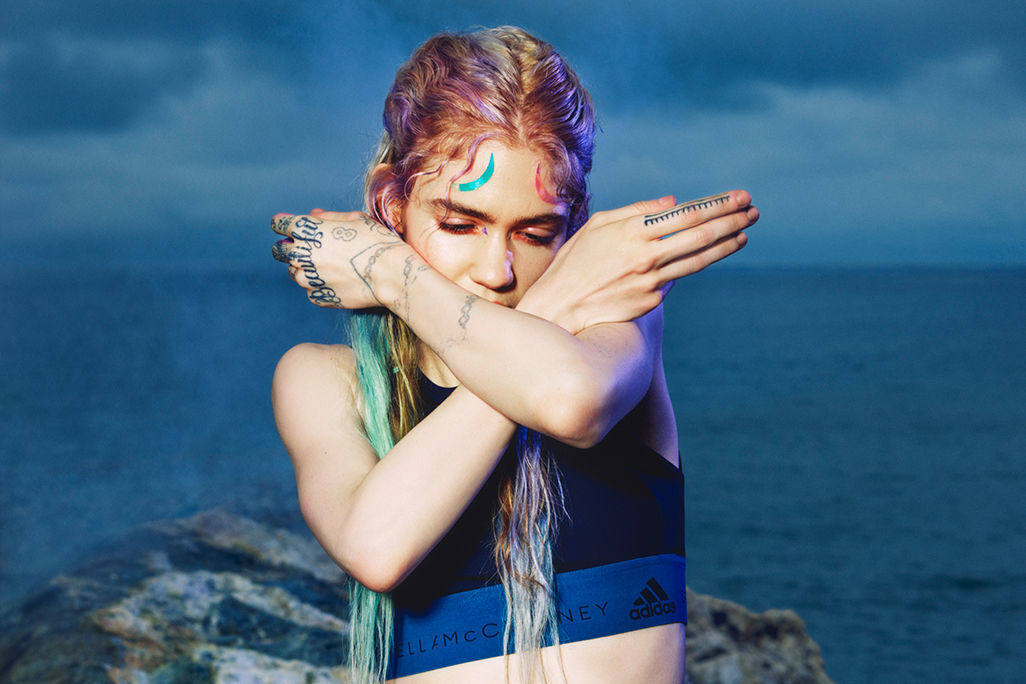 Grimes fronts the new adidas by Stella McCartney campaign Stella