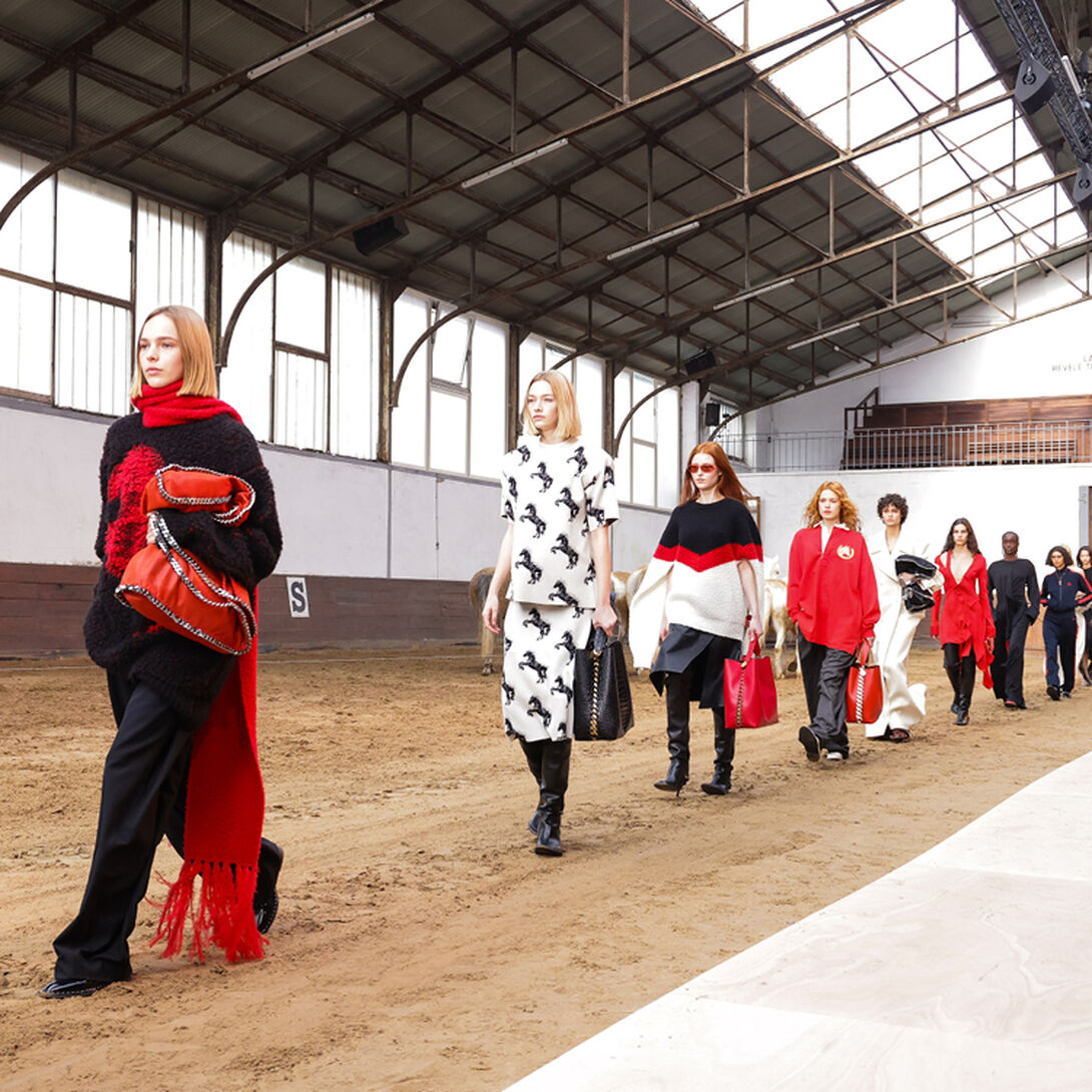Stella McCartney and the Horse Power show for Fall 23-24