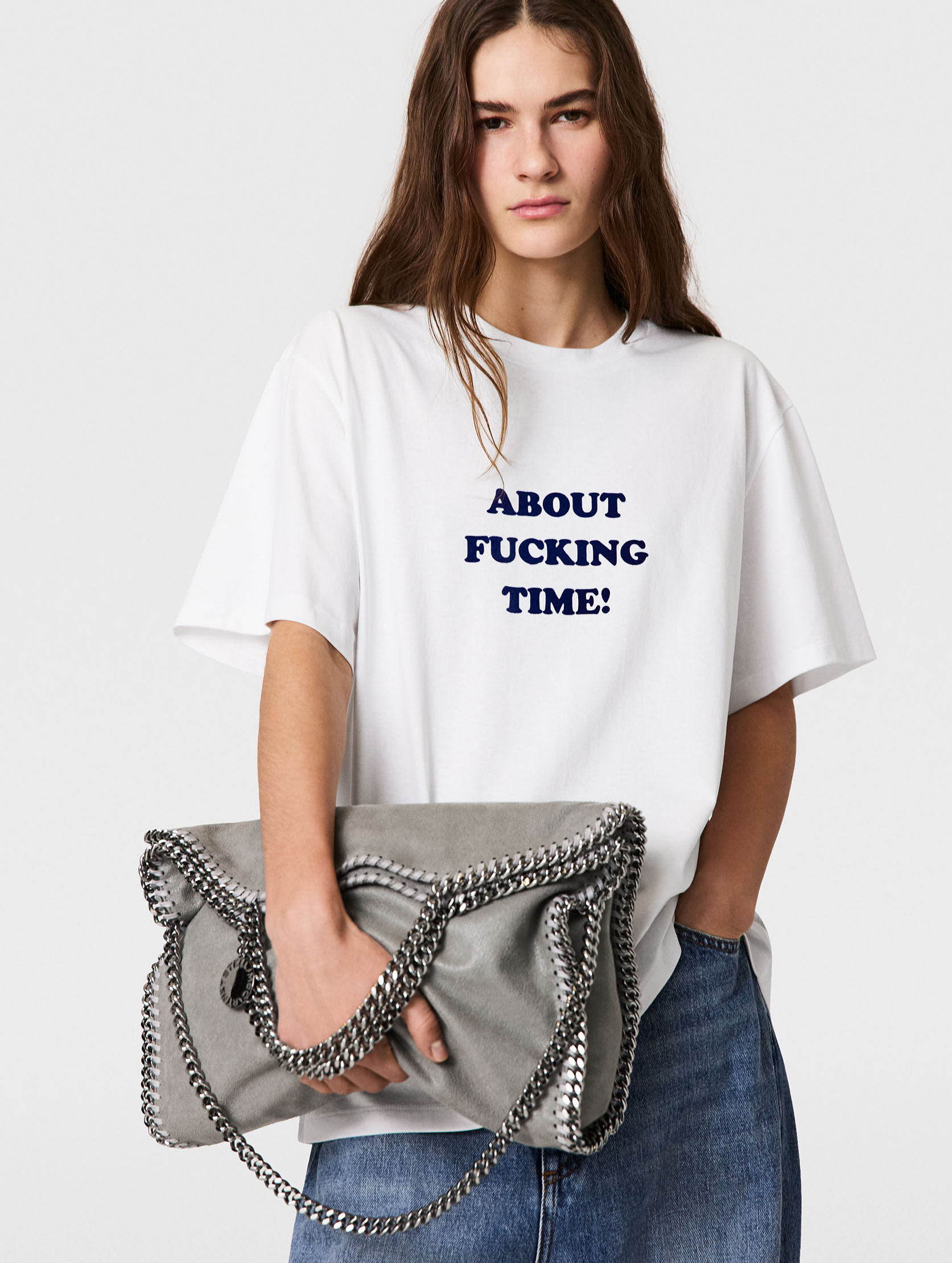 ステラマッカートニー ファラベラ タイニー グレー Women ダークグレー 