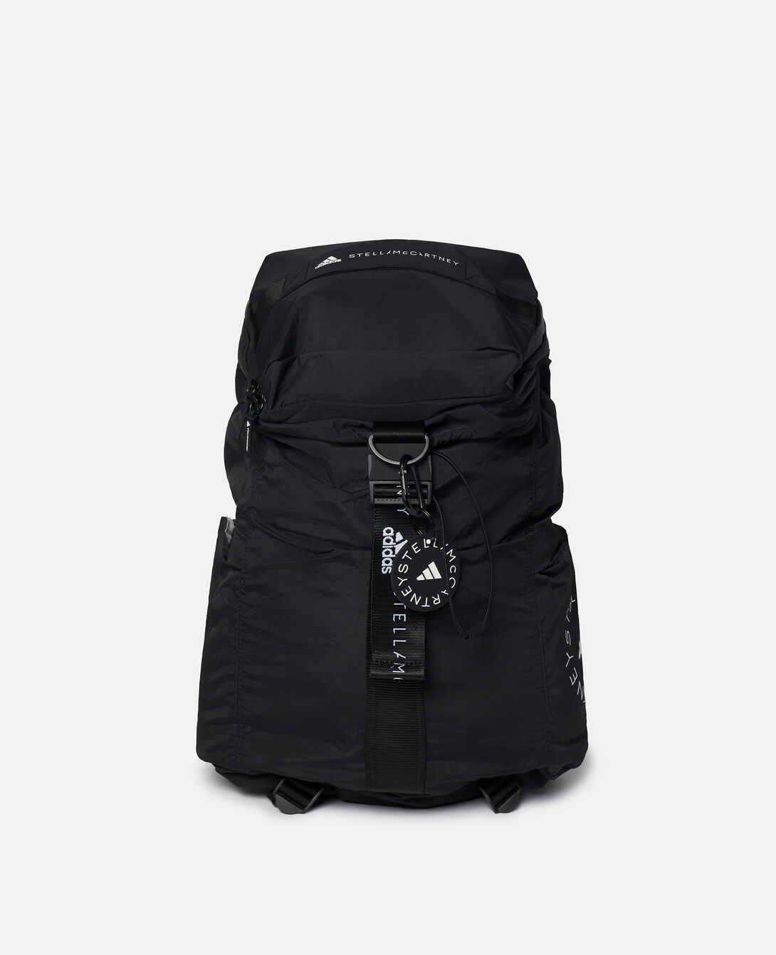Reverberación Mal Equipar Women Core Black Logo Padded Backpack | Stella McCartney US