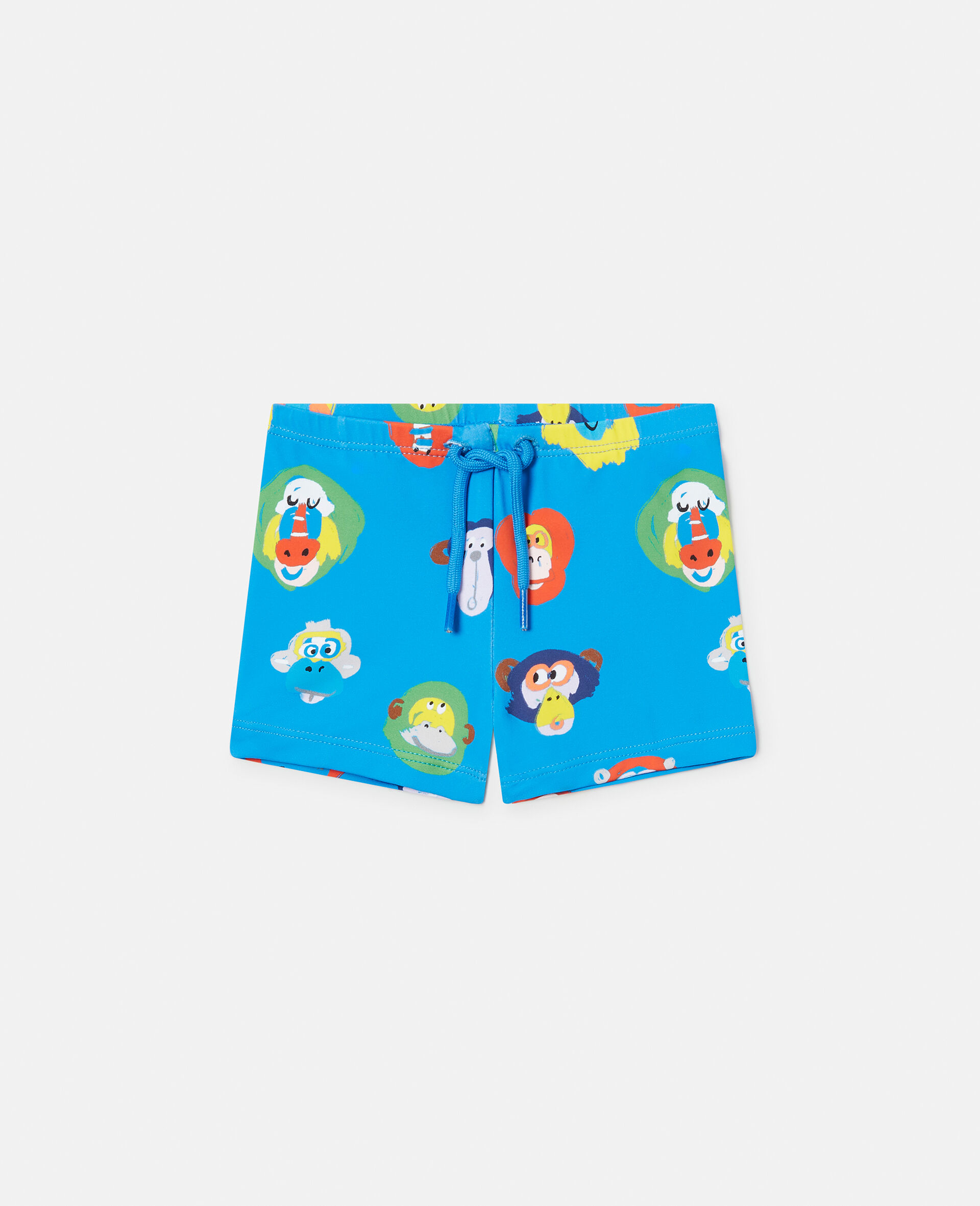 Monkey Print Swim Trunks-Multicolour-large image number 0