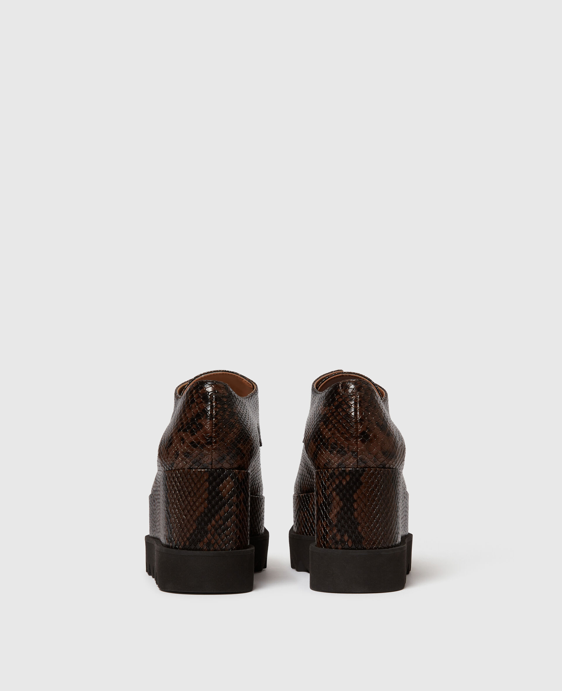 Limited-Edition Elyse Snake Platforms-Brown-large image number 2