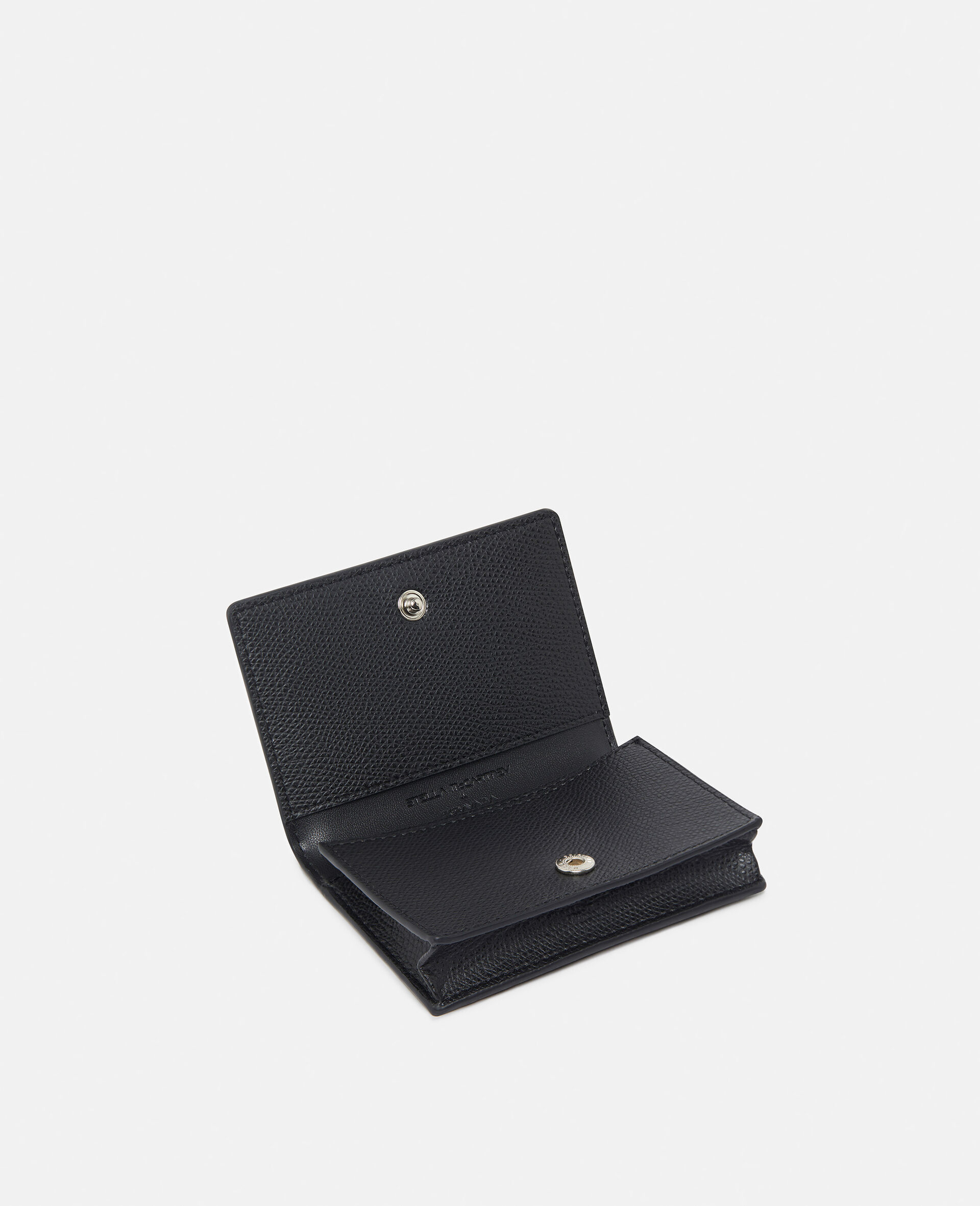 Sexy Robot Graphic Grained-Texture Wallet-Black-large image number 3