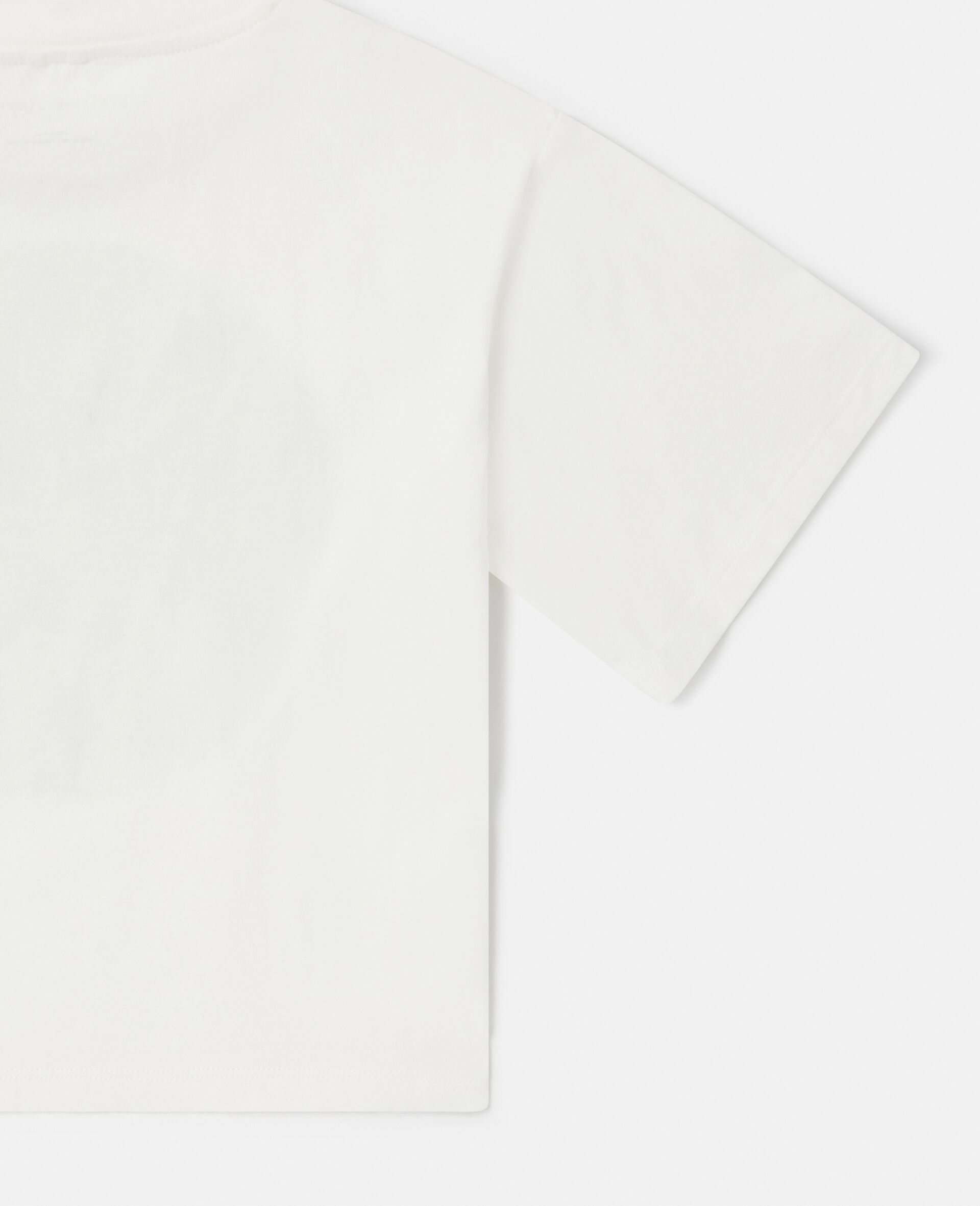 Stella Logo Camouflage Print Cropped T-Shirt-White-large image number 3