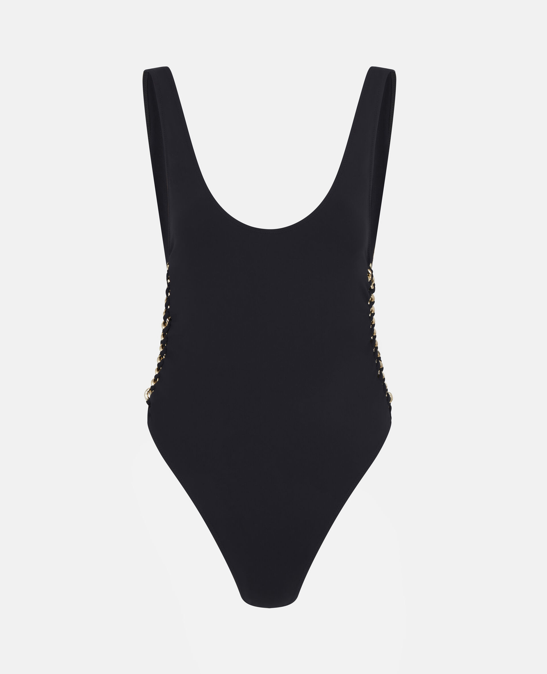 Iconic Chain Swimsuit-Black-large