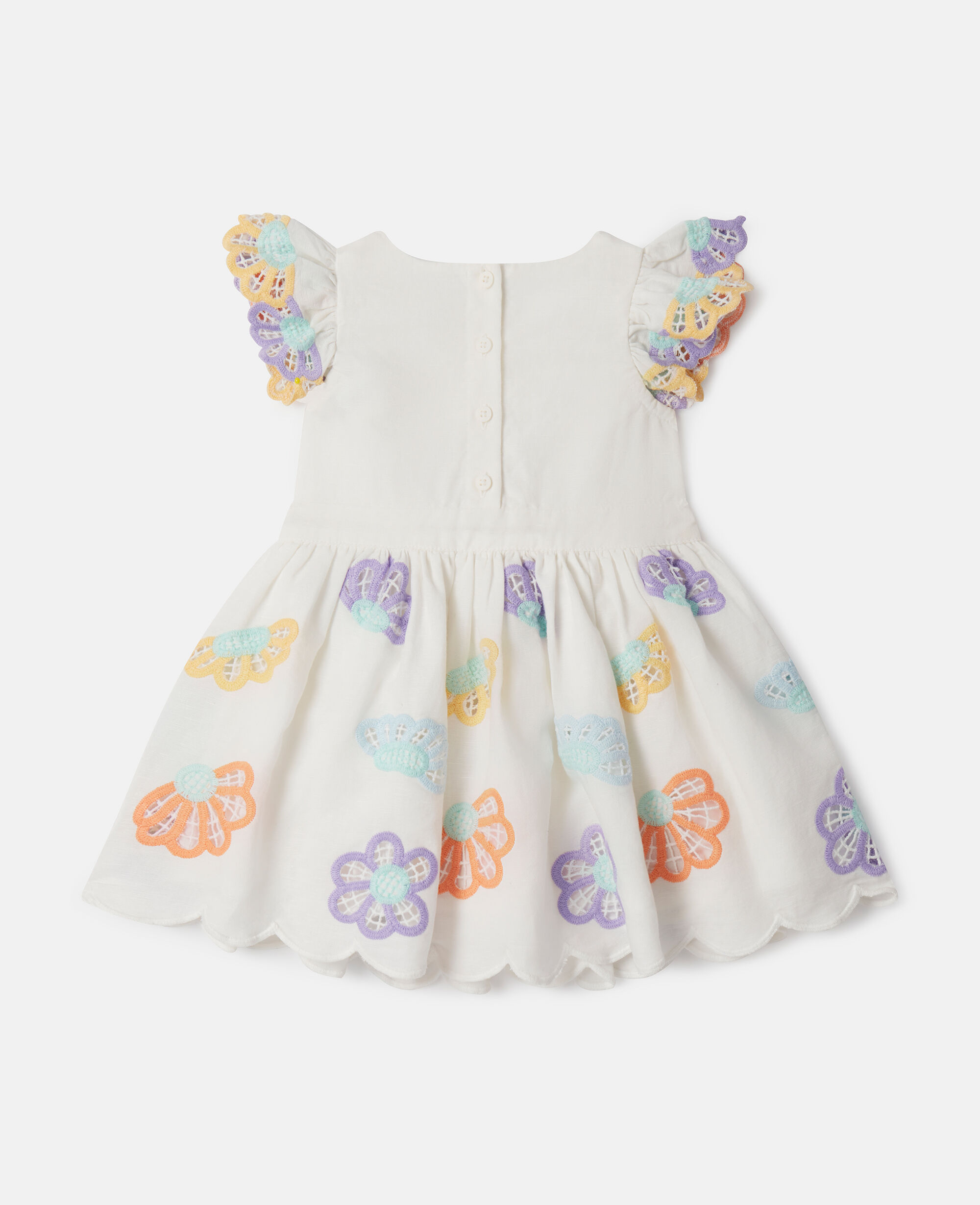 Stella McCartney Kids Smiling Stella Star-print dress set - Green