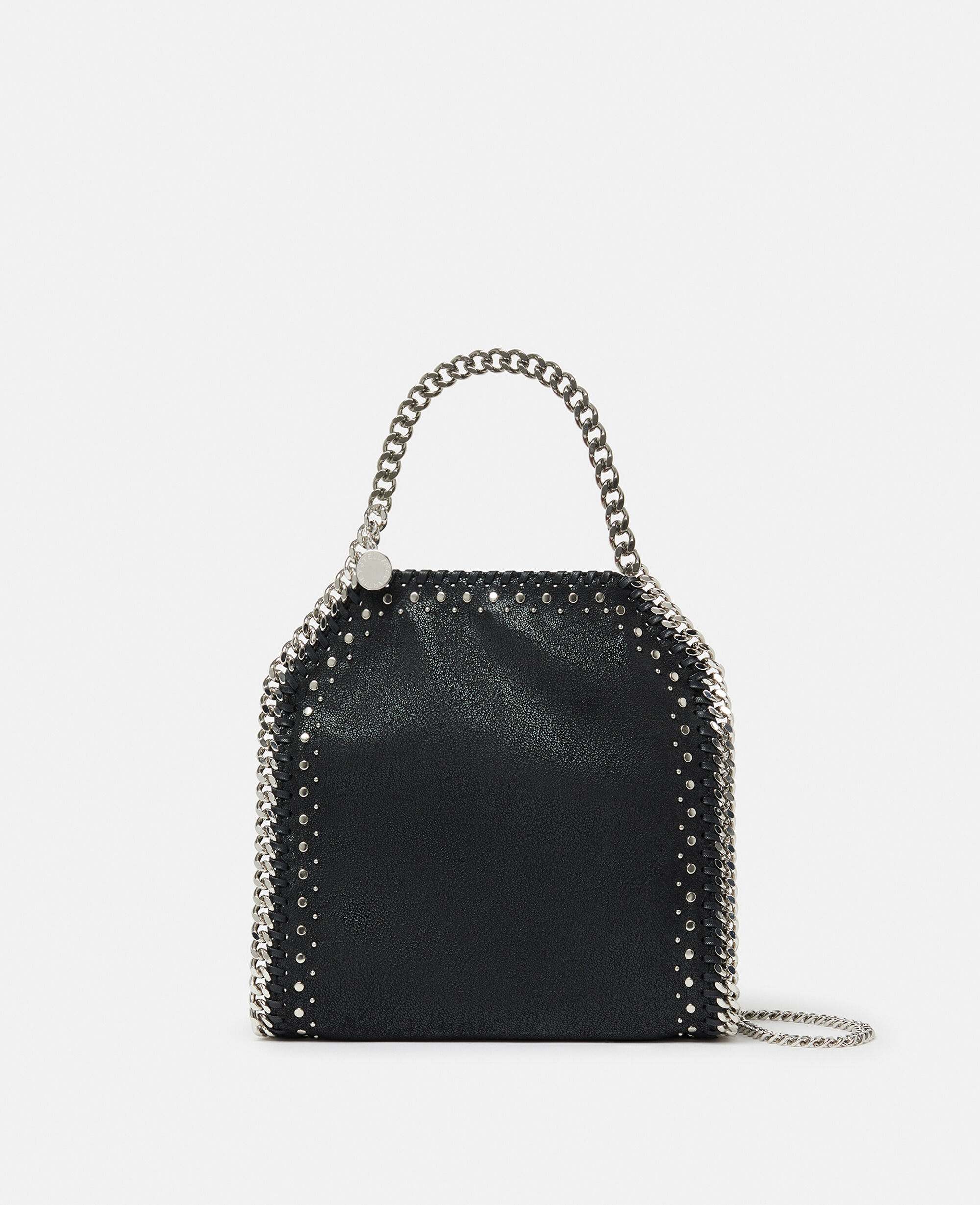 【新発売】 Women ピッチブラック ファラベラ スタッズ ミニ トートバッグ バッグ