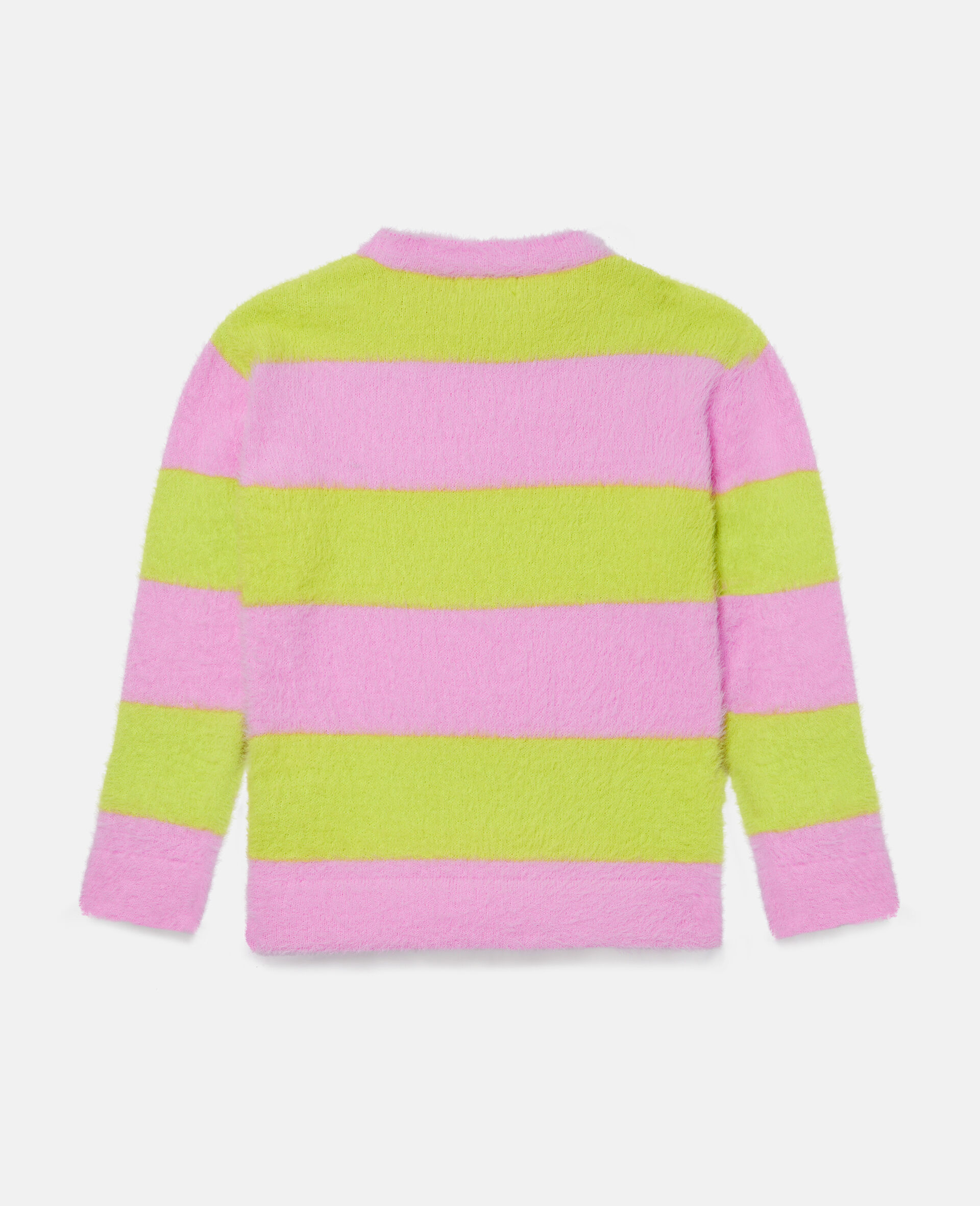 Fuzzy Two‐Tone Knit Jumper-Multicoloured-large image number 2