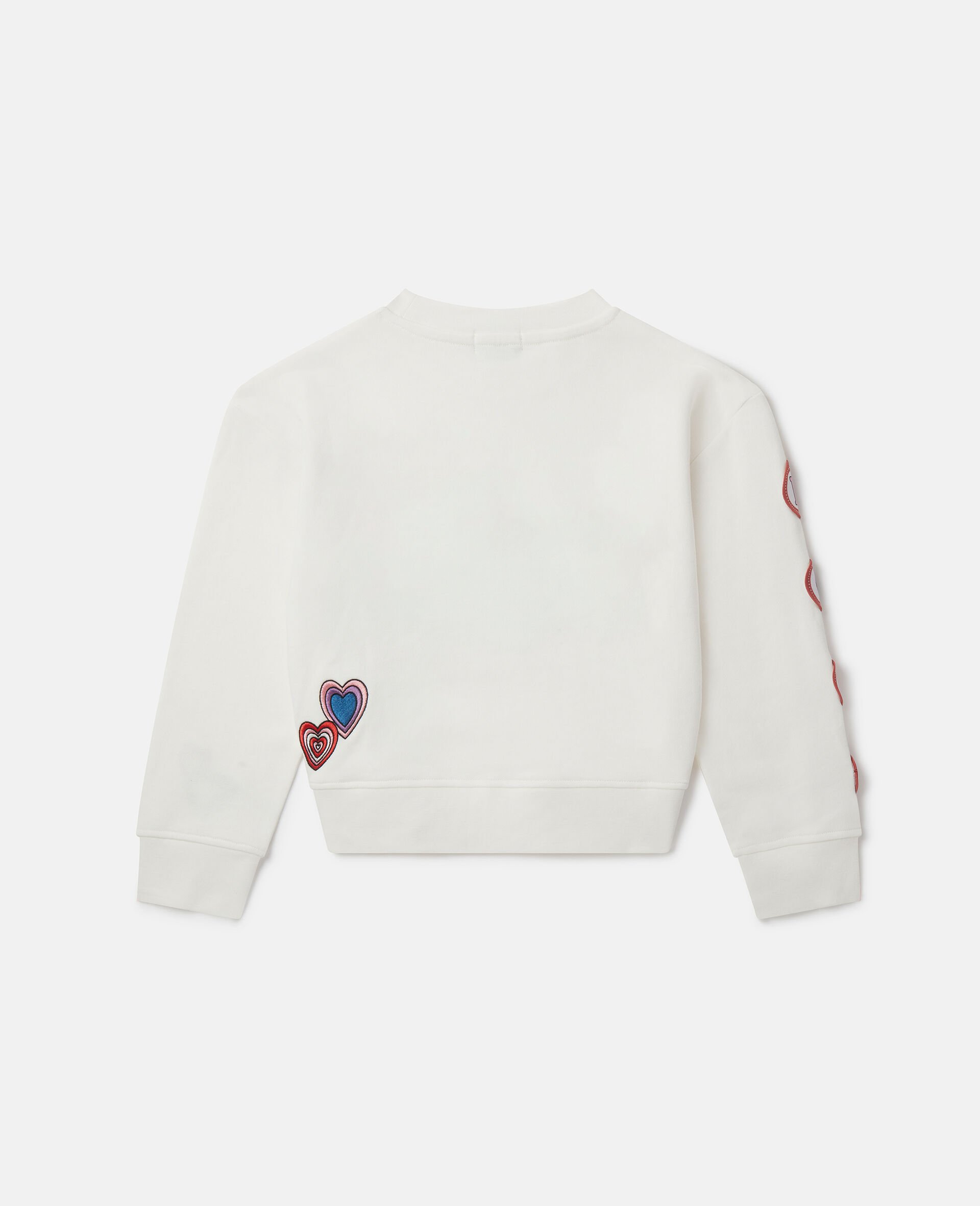 I Love You Embroidered Sweatshirt-Multicolour-large image number 2