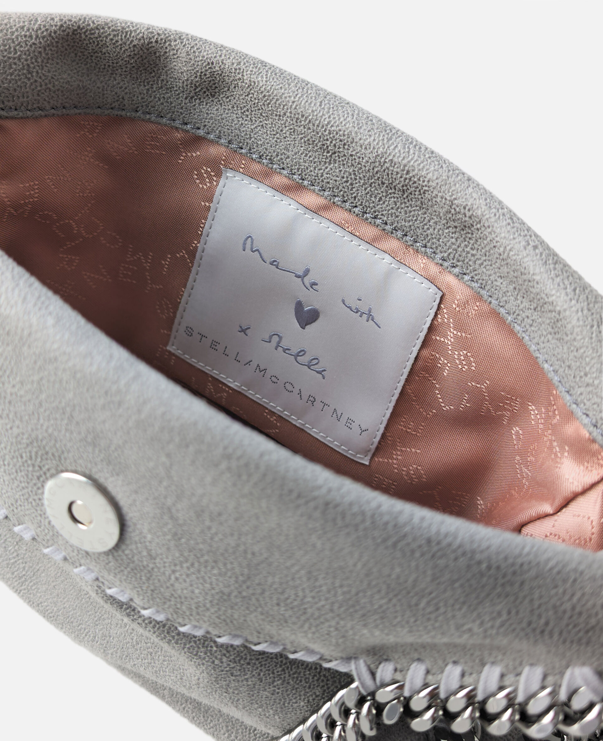 Falabella Lips Mini Tote Bag-Grey-large image number 4