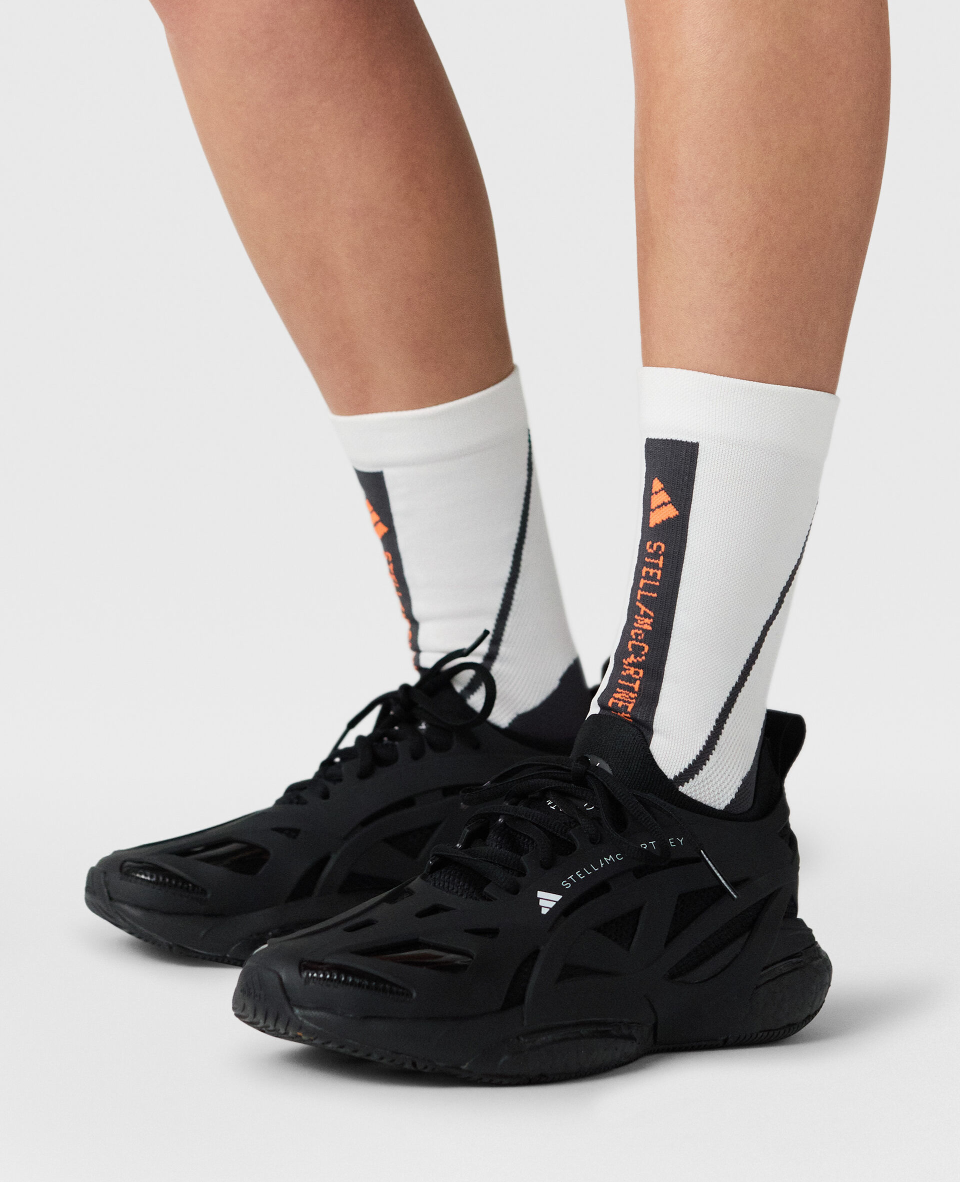 Solarglide Running Sneakers-Black-model