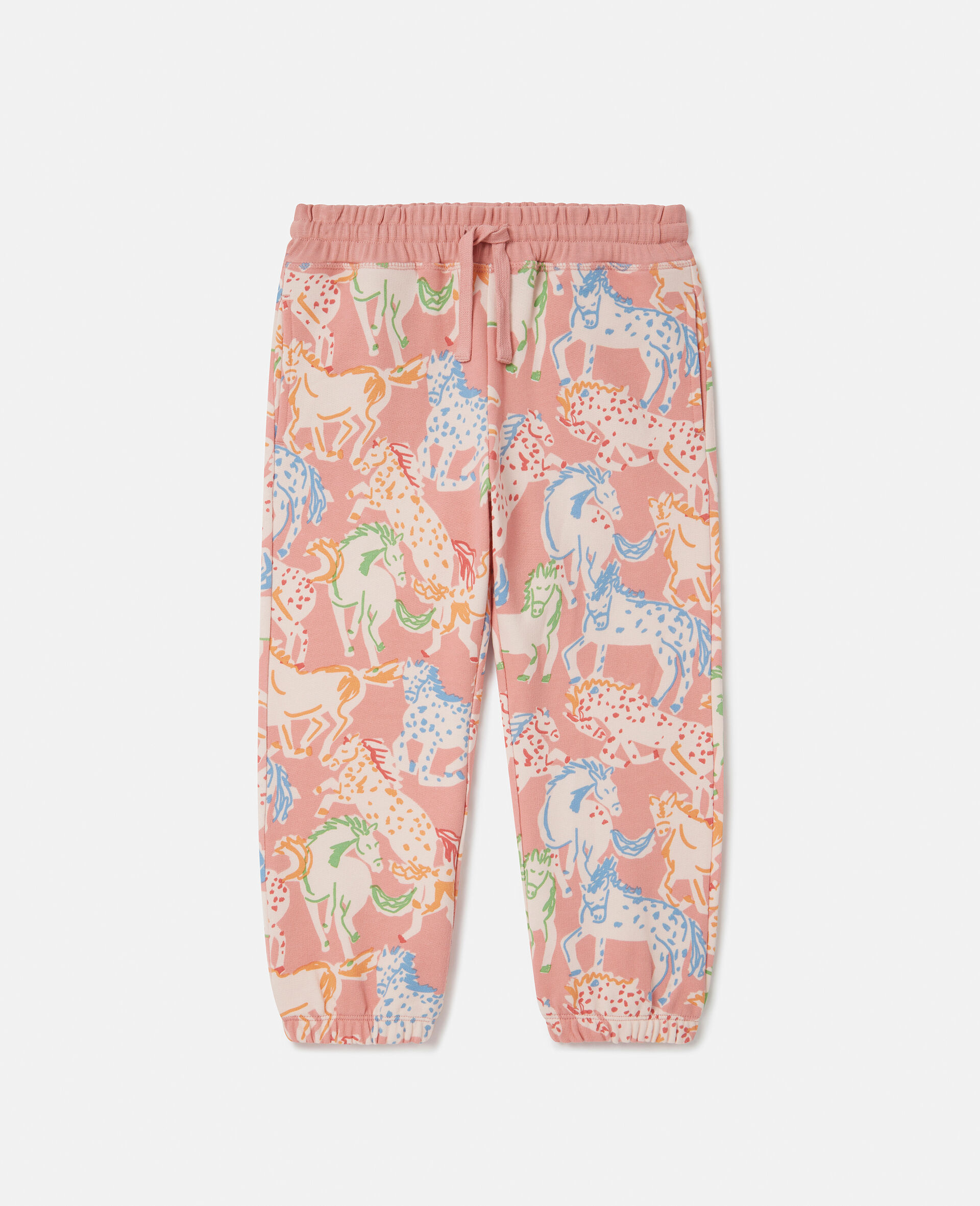 Jogginghose mit Pferde-Print-Bunt-medium