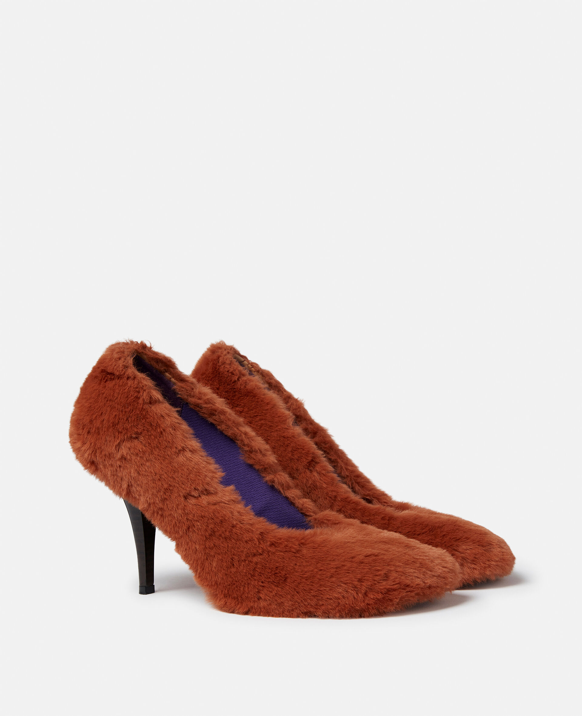 Ryder Shaggy Stiletto Heels-Multicolour-large image number 1