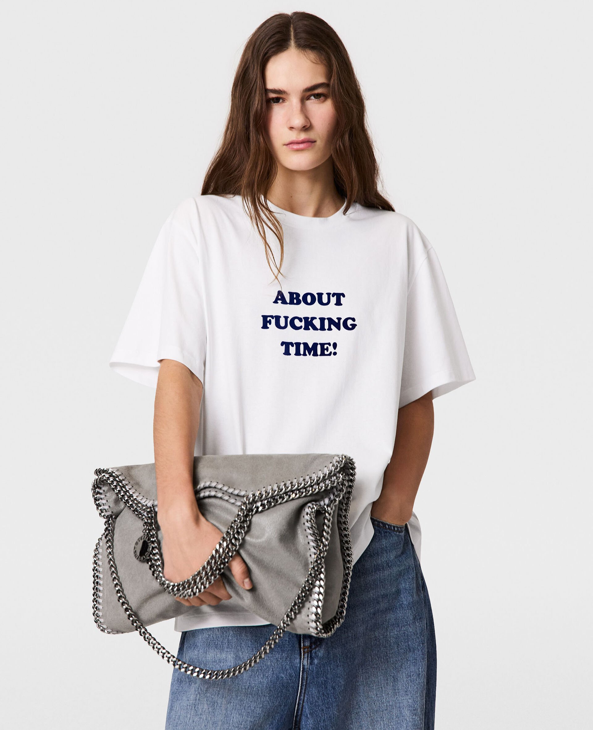 Cabas a rabat Falabella-Gris-medium