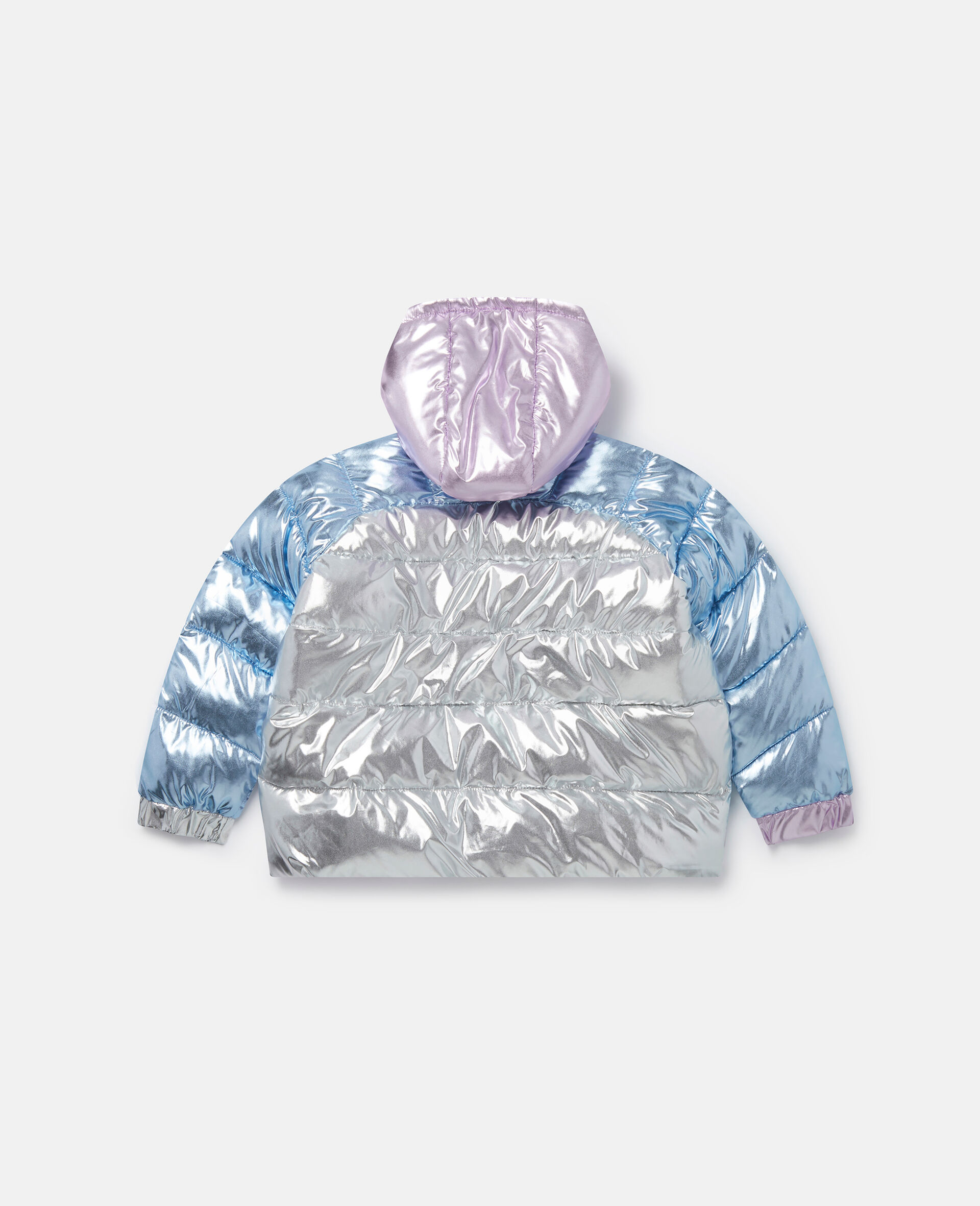 Metallic Puffer Coat-Multicoloured-large image number 2