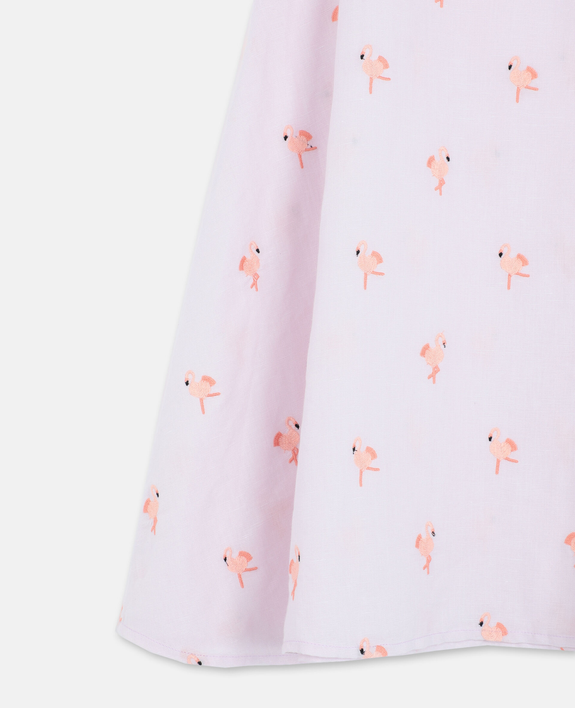 Kleid mit Flamingo-Stickerei-Rose-large image number 2