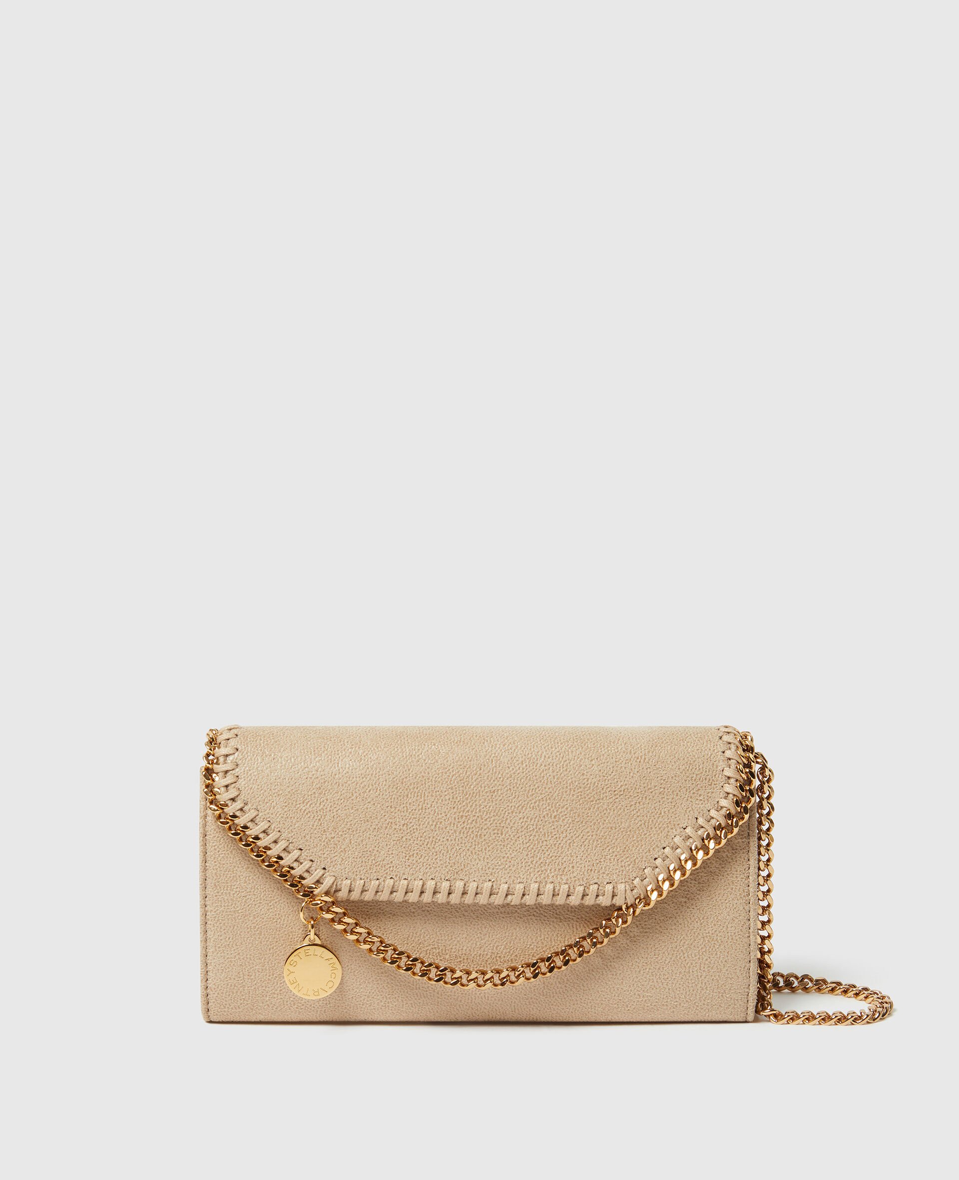 Falabella Wallet-On-Chain Crossbody -Cream-medium