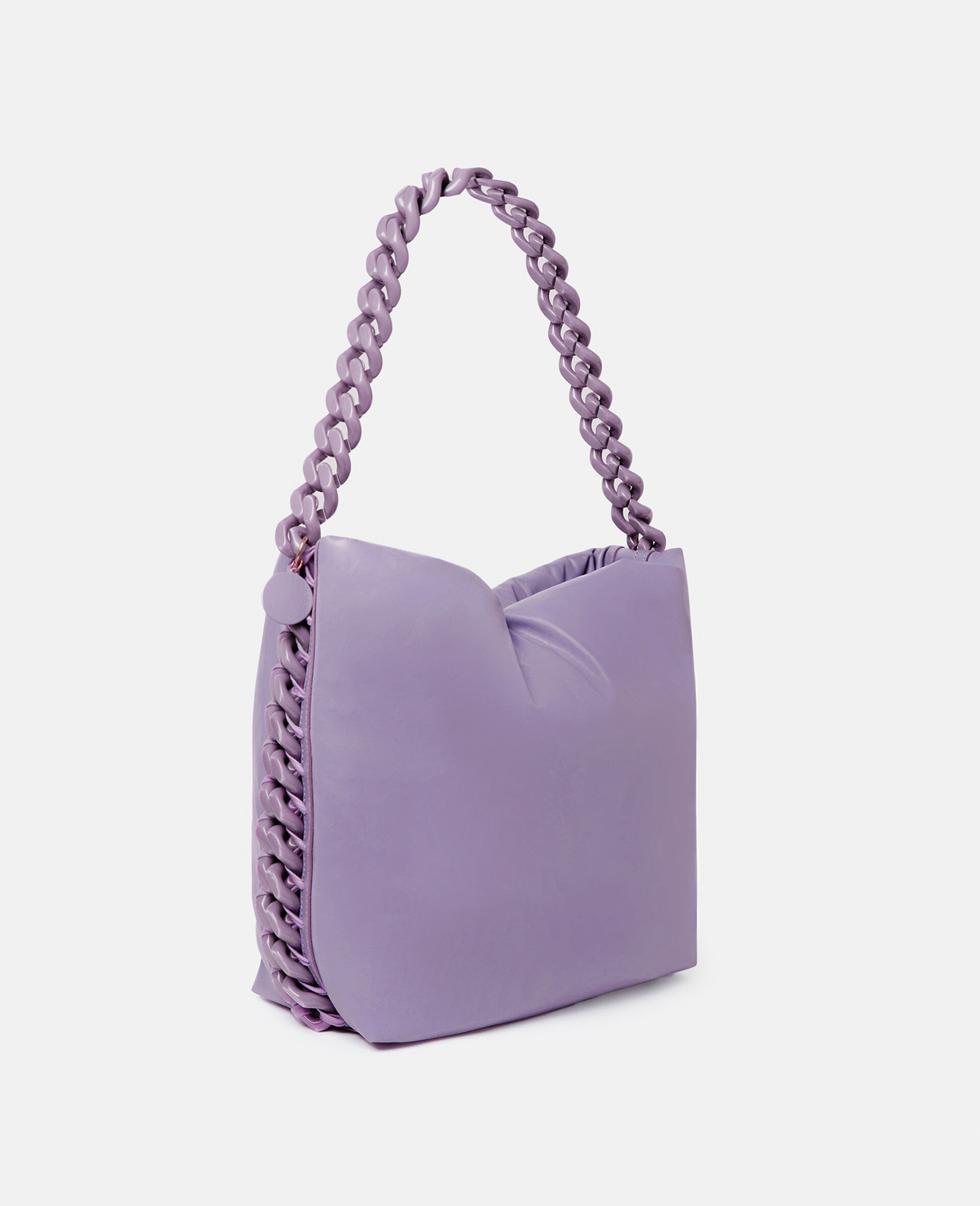 Women Grape Frayme Puffy Tote Bag | Stella McCartney US