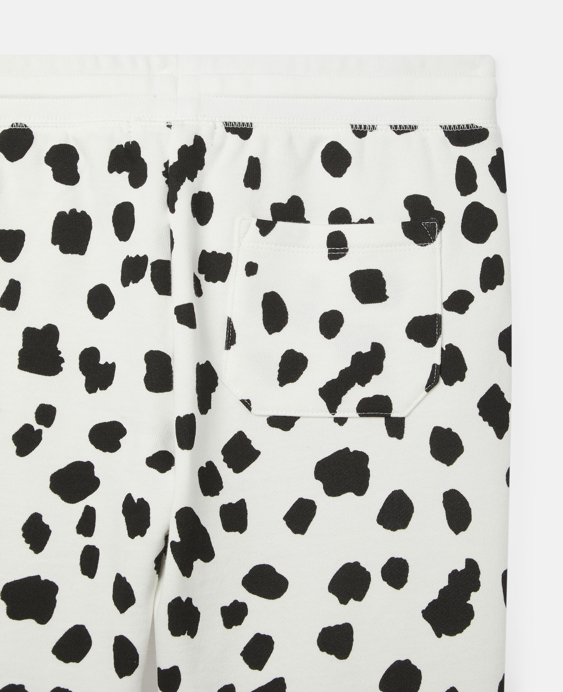 Dalmatian Spots Tracksuit Bottoms-White-large image number 2