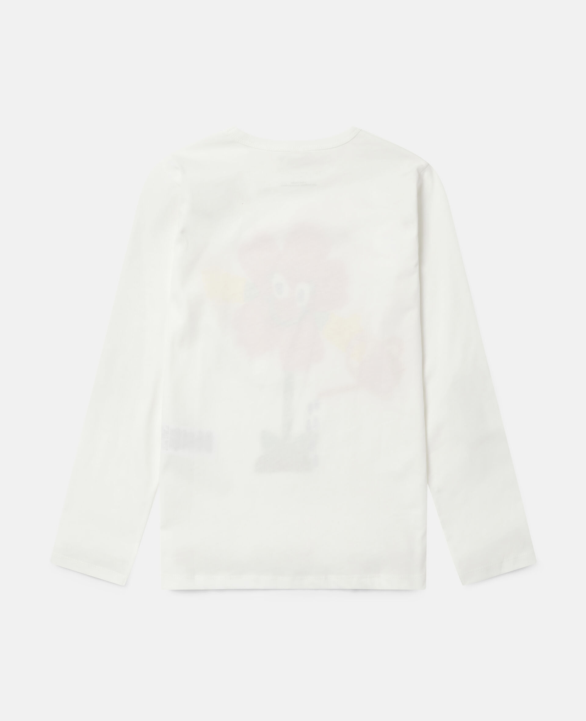 Watering Flower Cotton Top -White-large image number 3