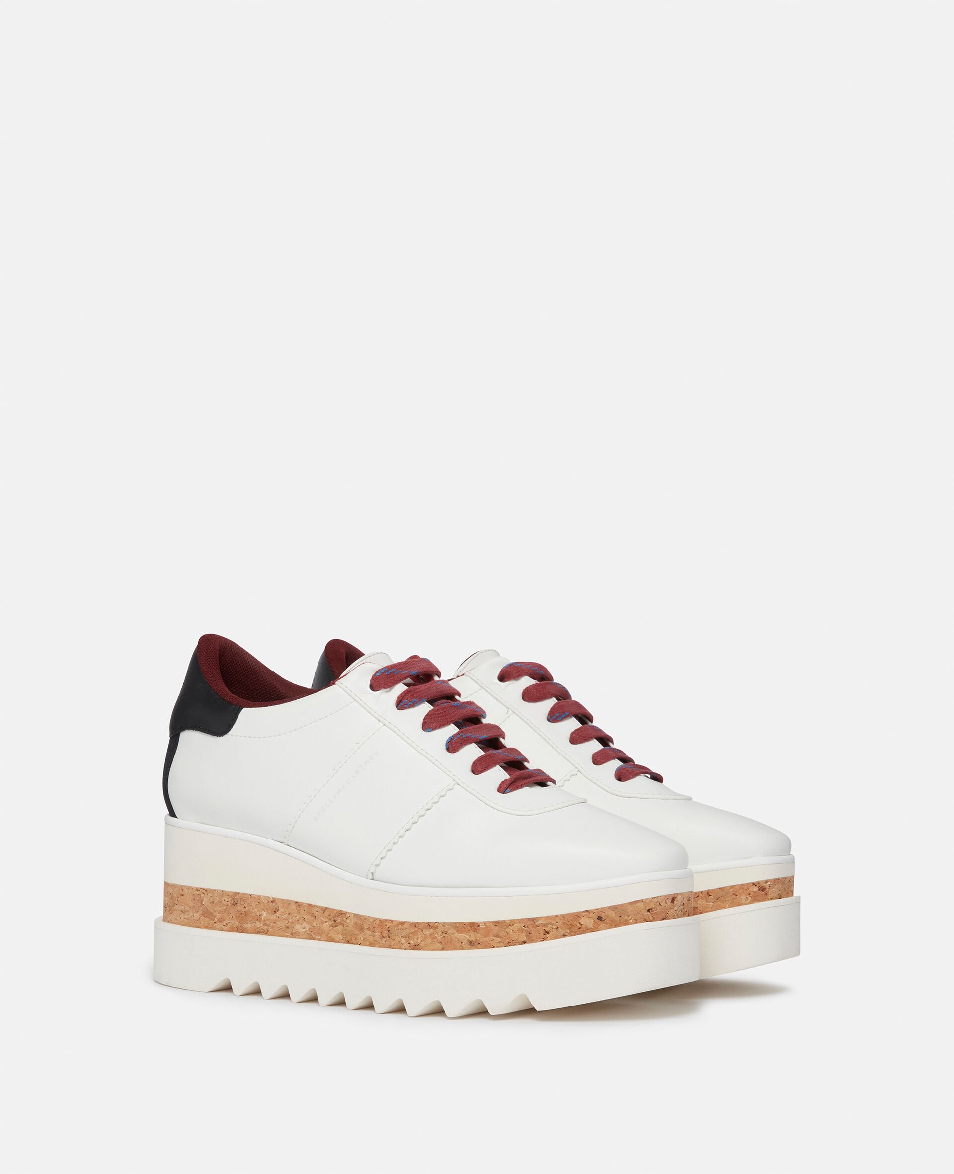 Sneak-Elyse Platform Sneakers-White-medium Sneak-Elyse Platform Sneakers-White-medium