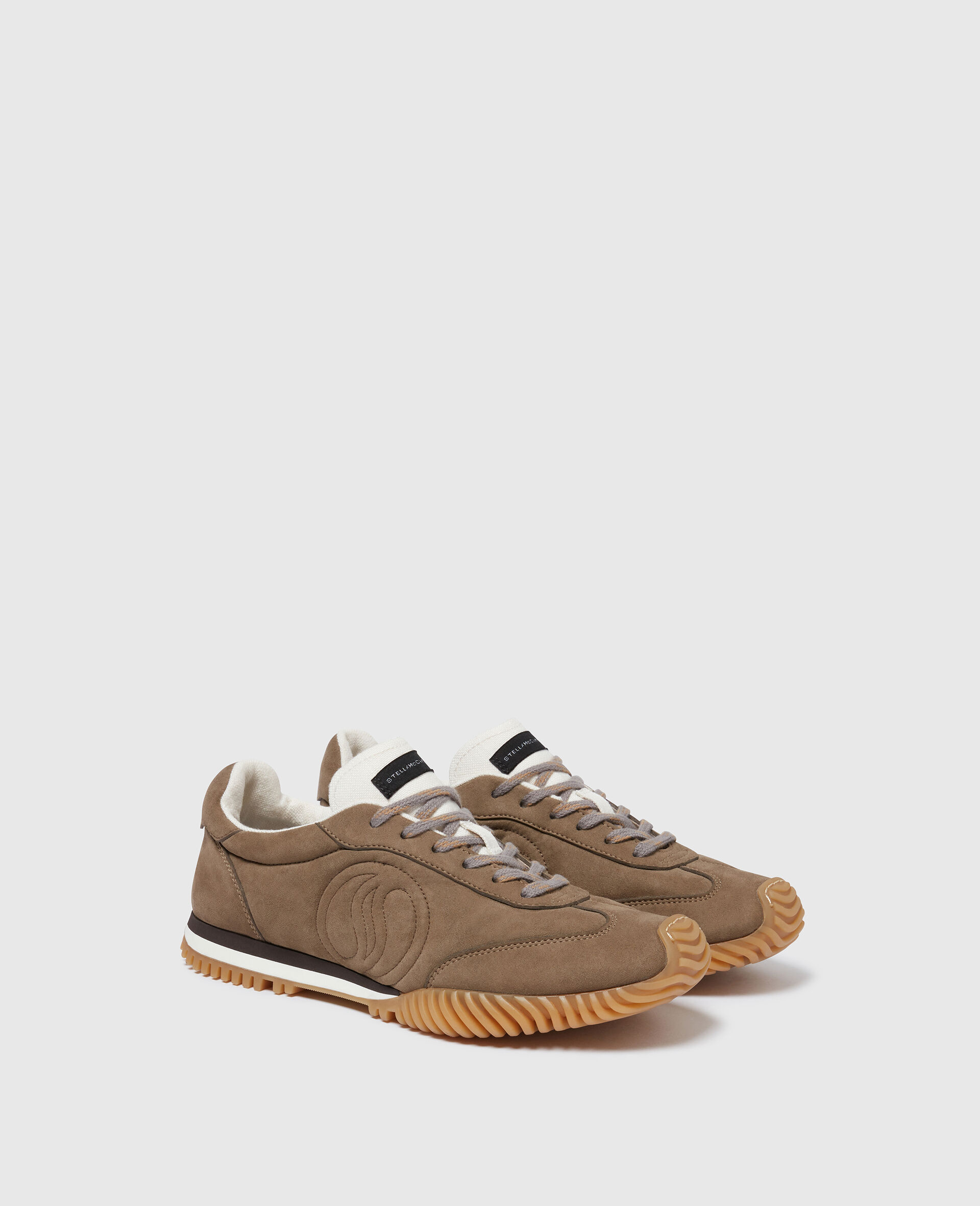 S-Wave Sport Panelled Sneakers-Brown-large image number 1