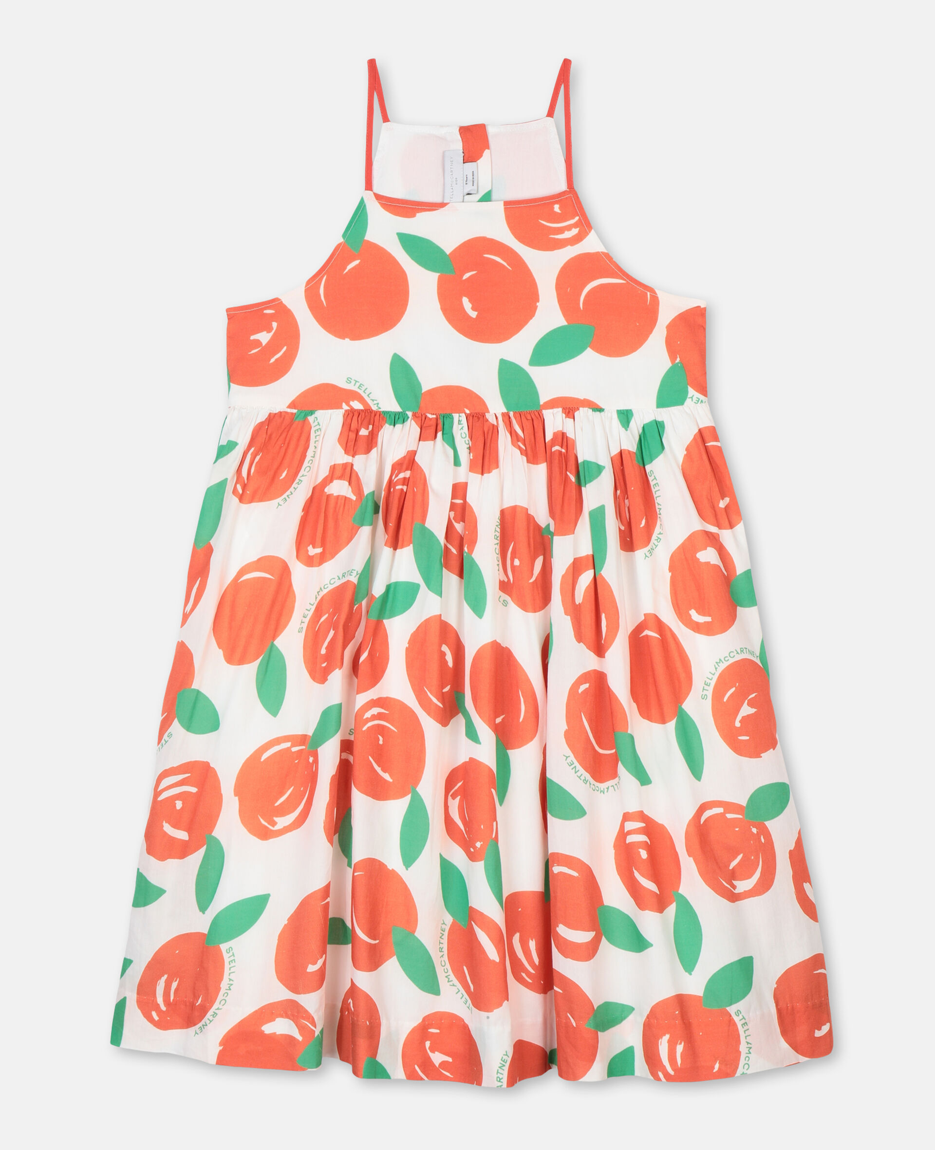 Clementines Cotton Dress-Red-large image number 0