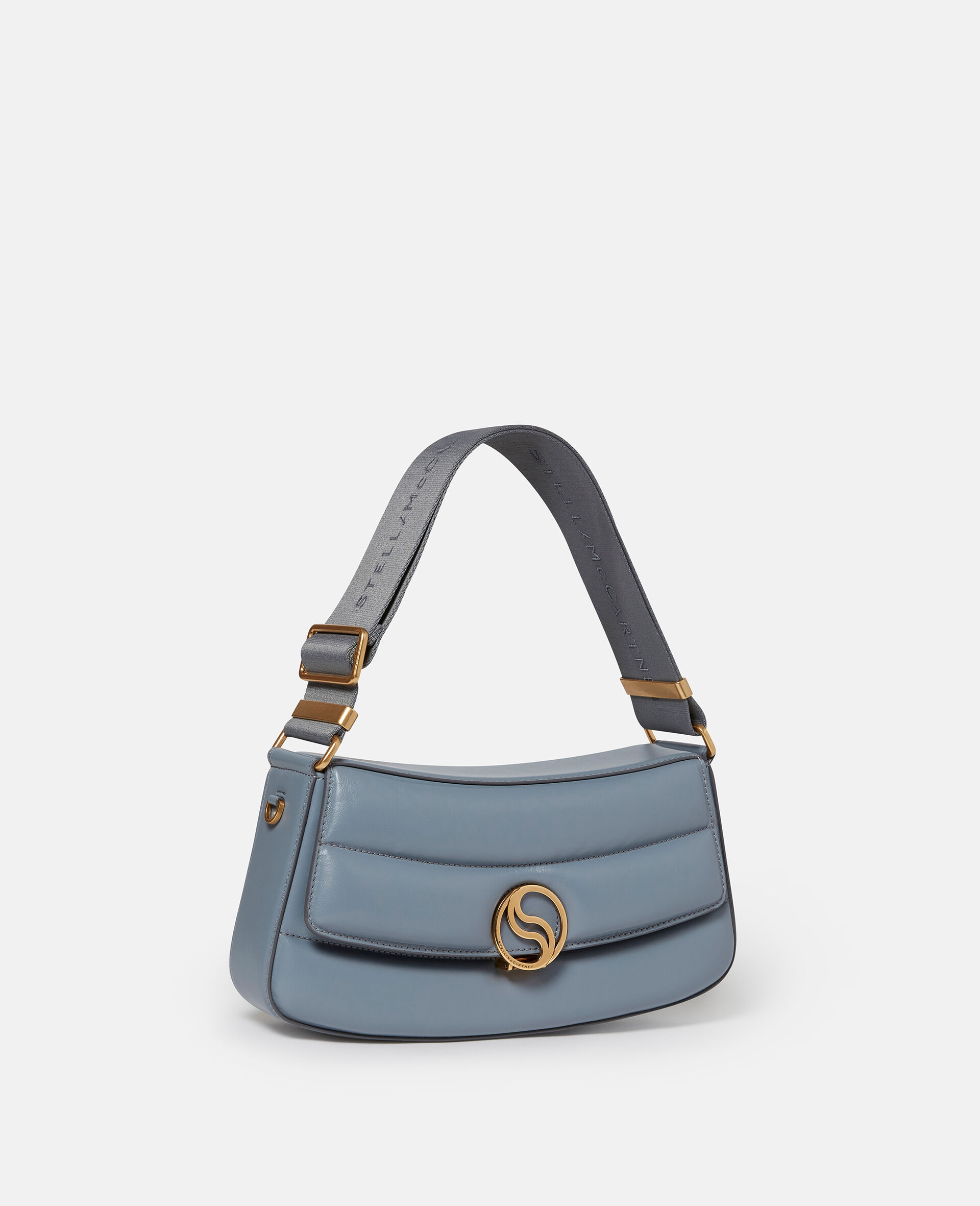 S-Wave Padded Shoulder Bag-Black-large image number 1