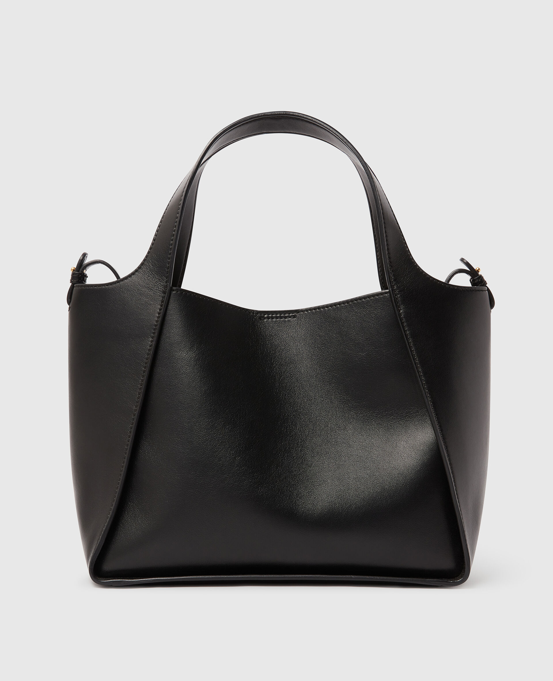 Logo Crossbody Tote Bag-Black-large image number 3