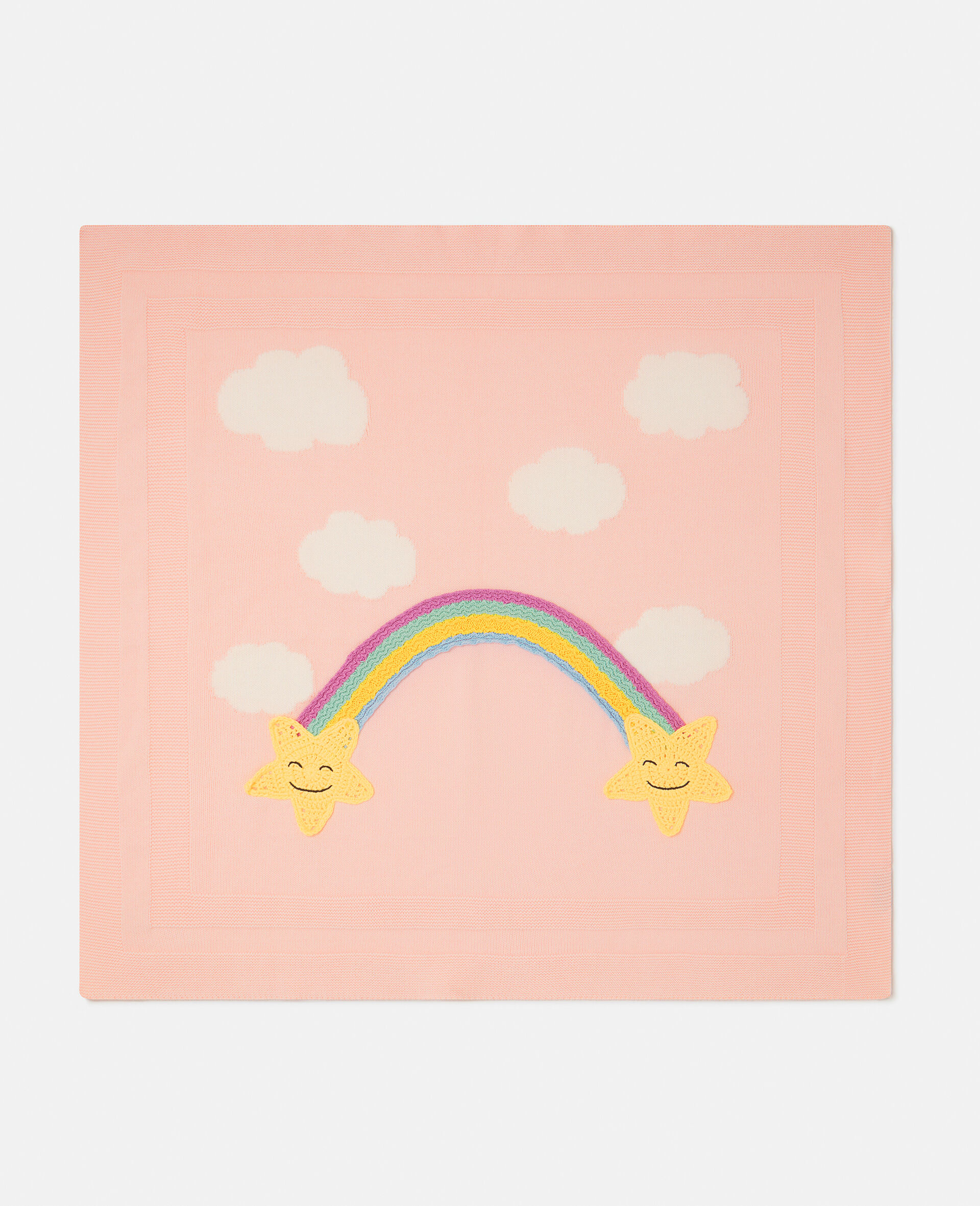 星星刺绣双面毯-Multicolored-medium
