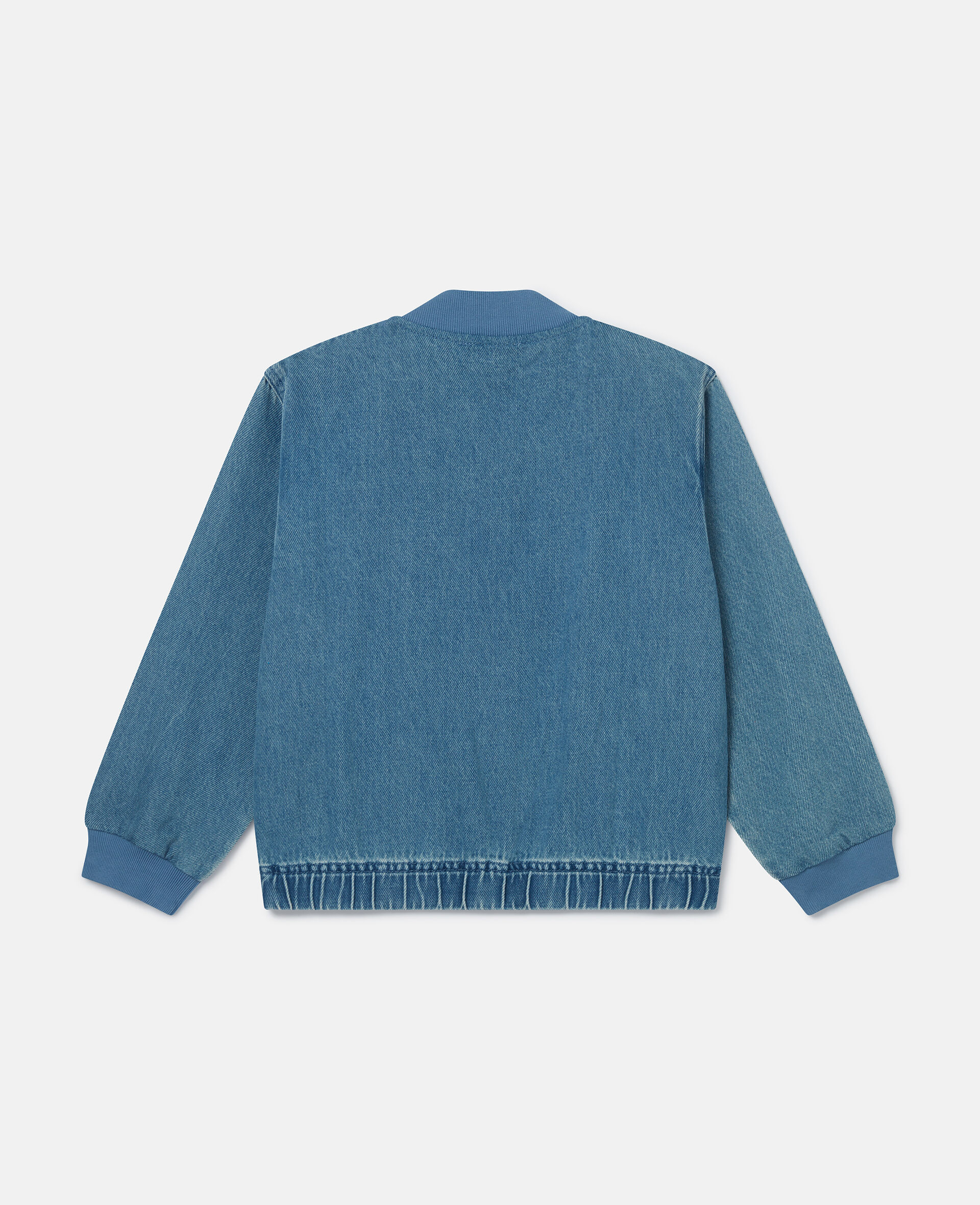 Bomber in Denim-Blu-large image number 2