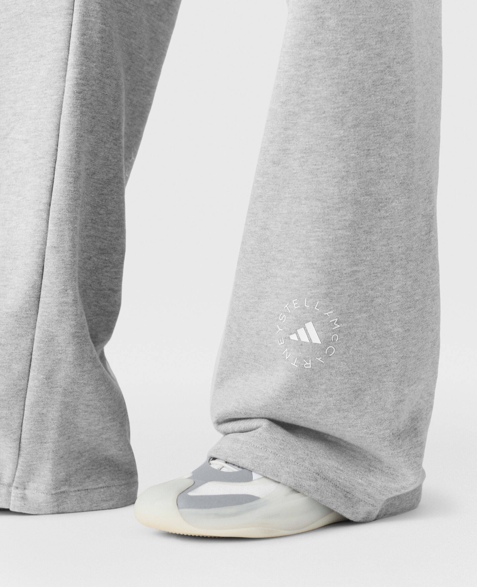 Logo Straight-Leg Joggers-Grey-large image number 2