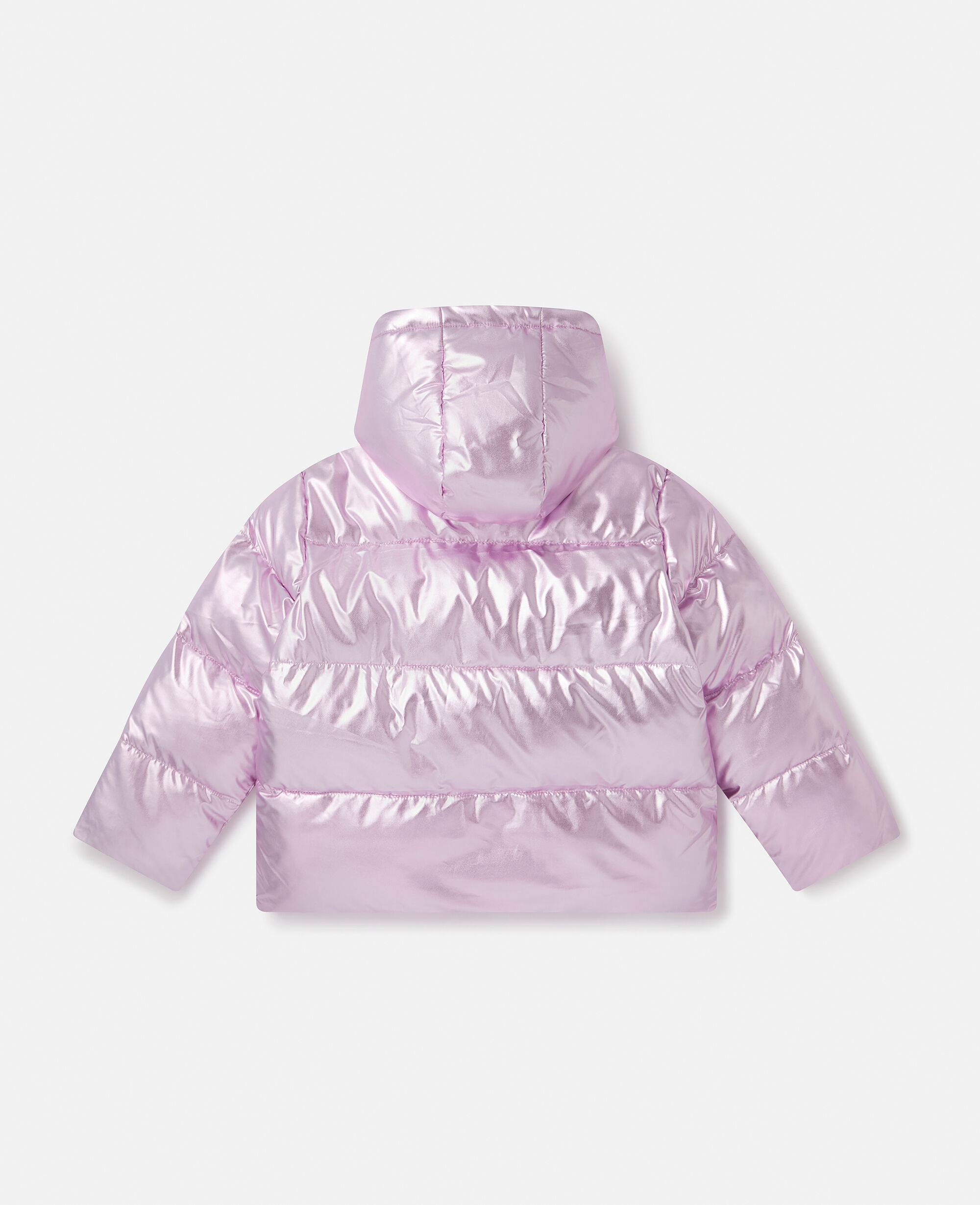 Women Lavender Metallic Puffer Coat Stella McCartney GB