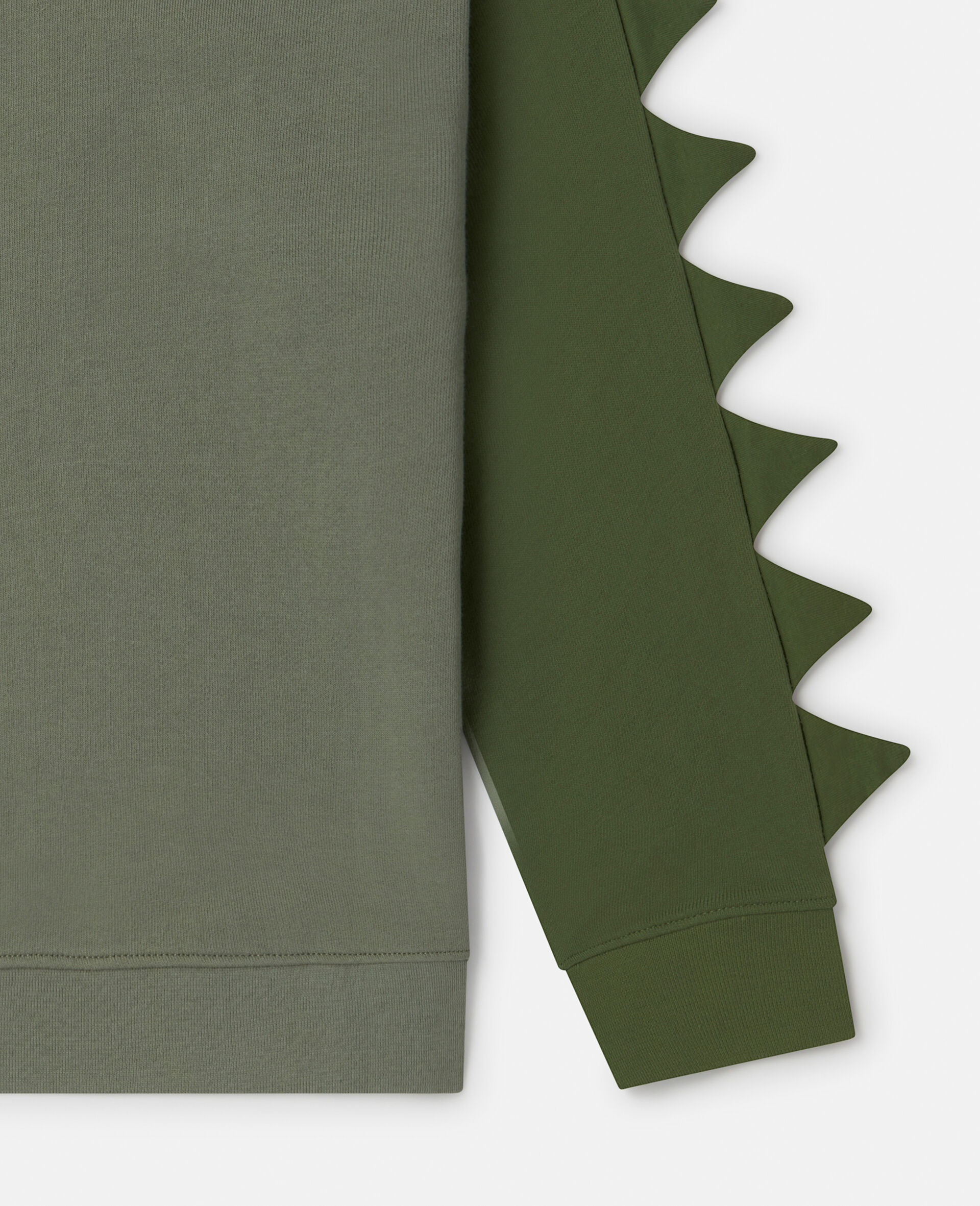 Double Gecko Spike Sweatshirt-Green-large image number 3