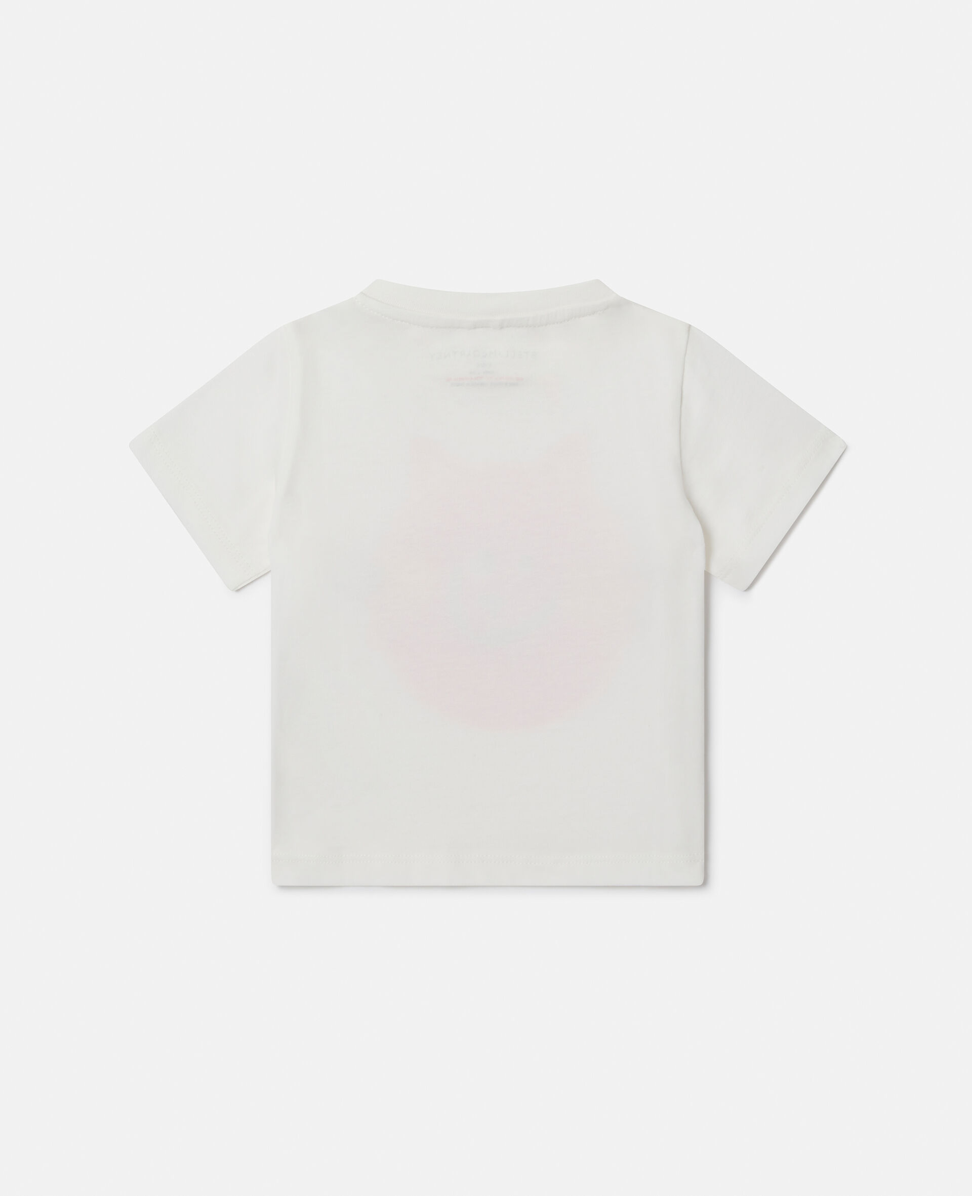 Cat Graphic T-Shirt-Cream-large image number 2