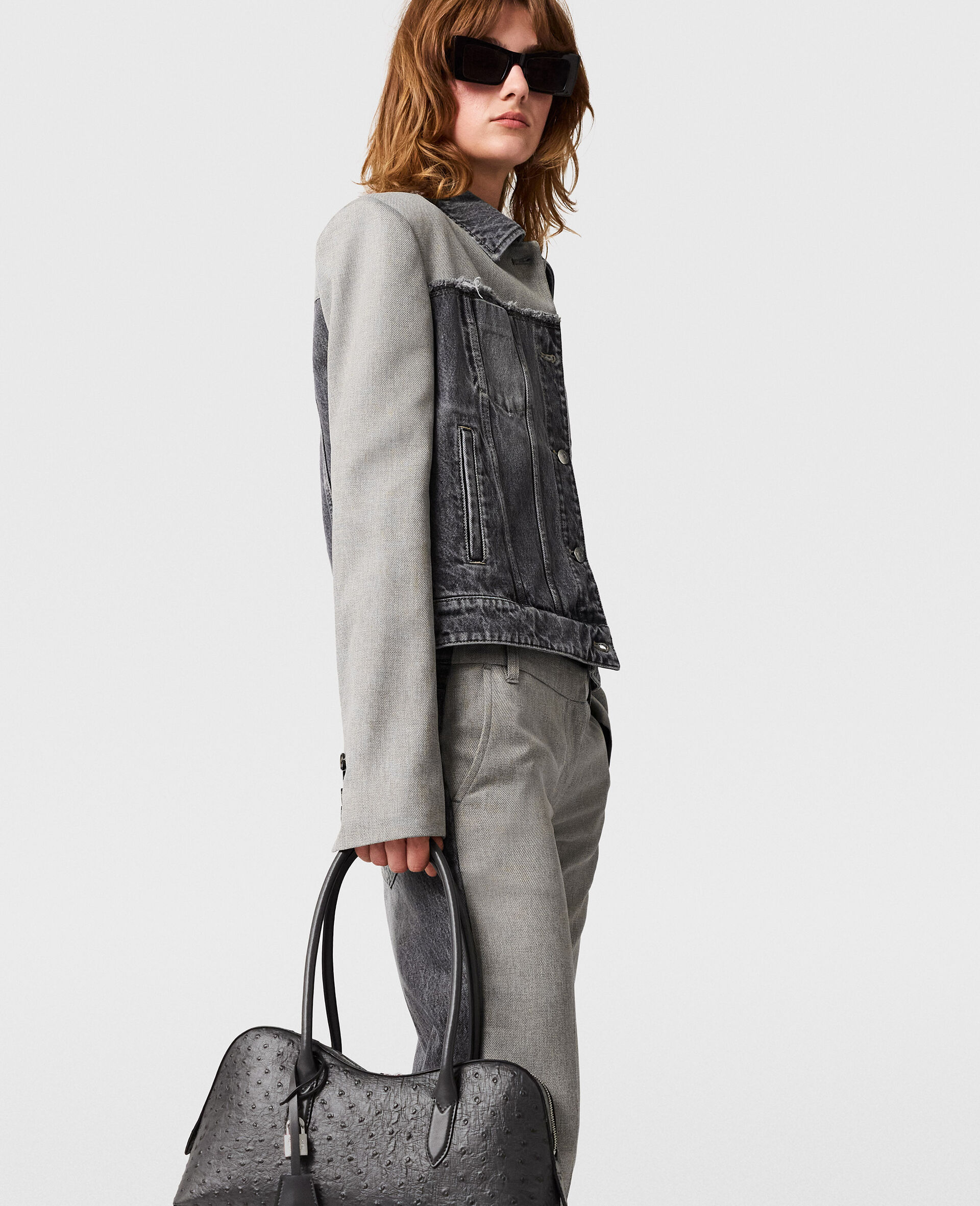 Hybrid Tailored Jacket-Grey-large image number 3