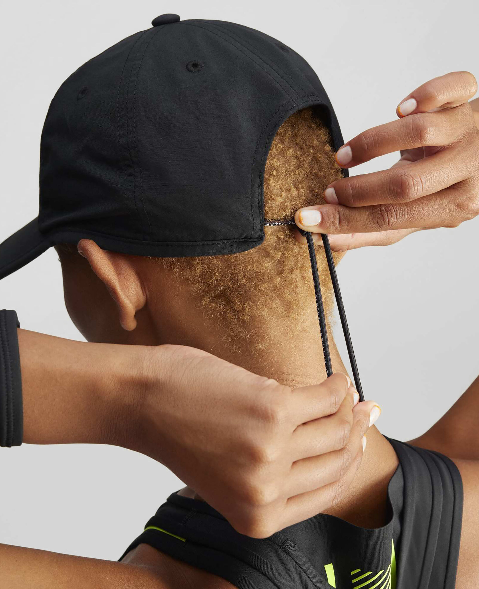 Baseballkappe mit Logo-Schwarz-medium