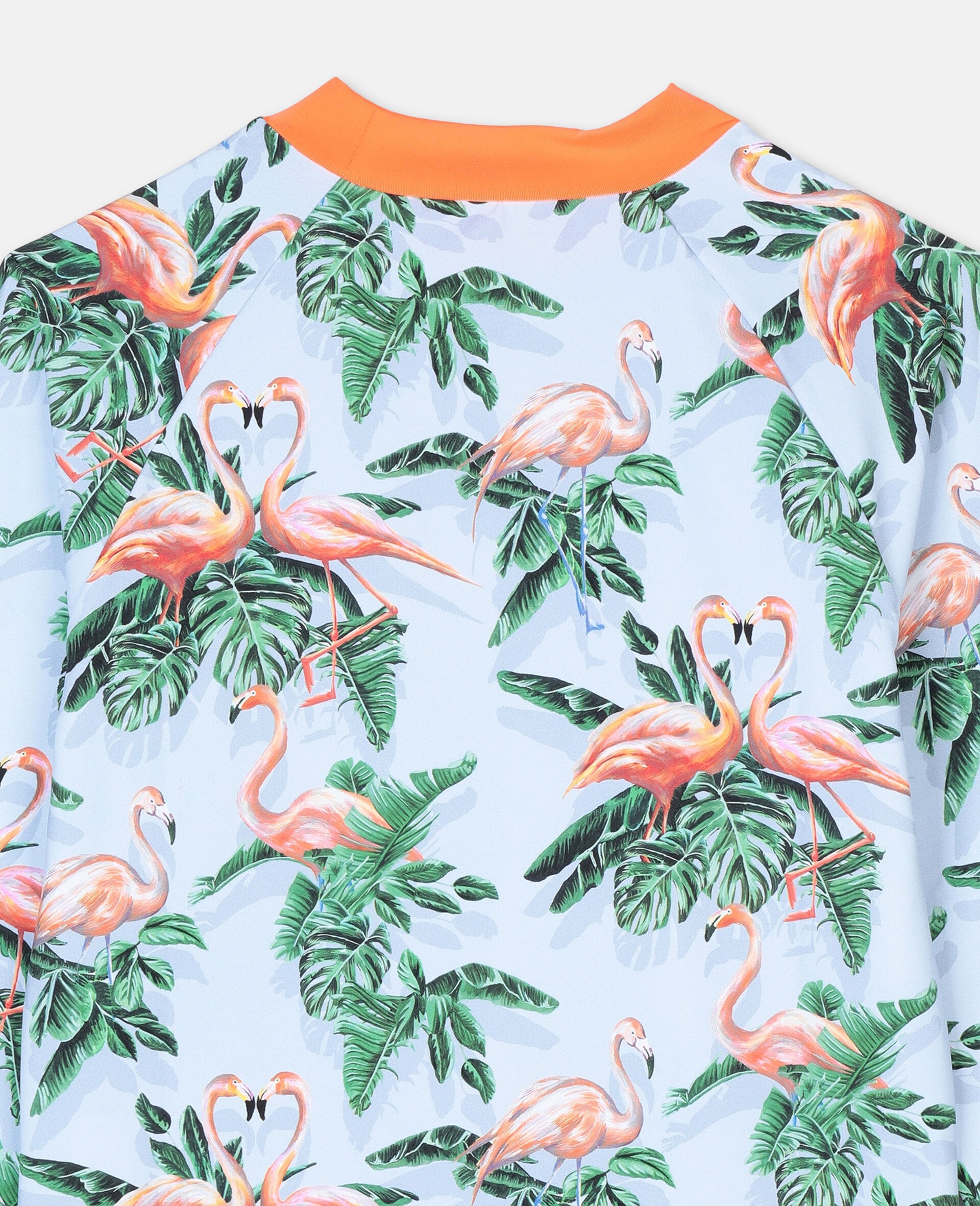 Painty Flamingo Swim T-shirt -Green-large image number 2