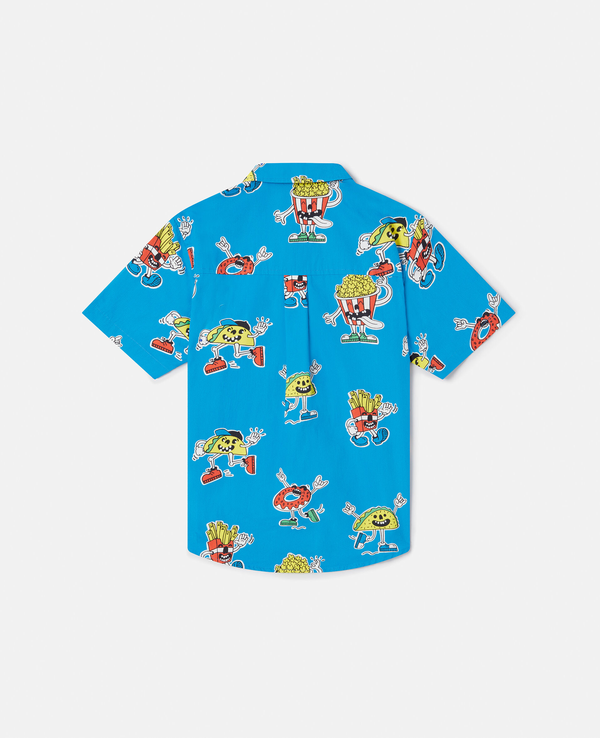 Fast Food Print Shirt-Multicolour-large image number 2