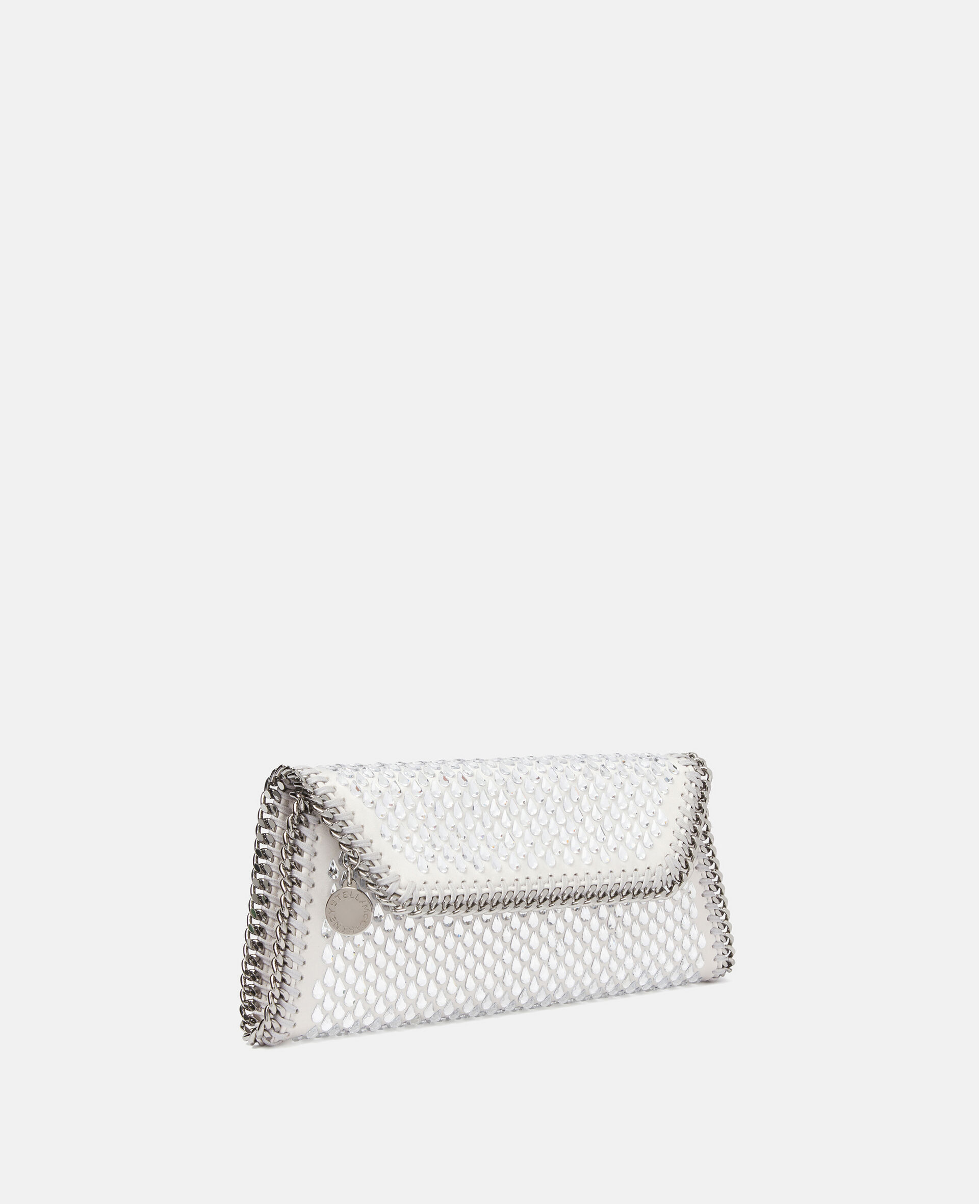 Pochette a cristaux Falabella-Gris-large image number 4