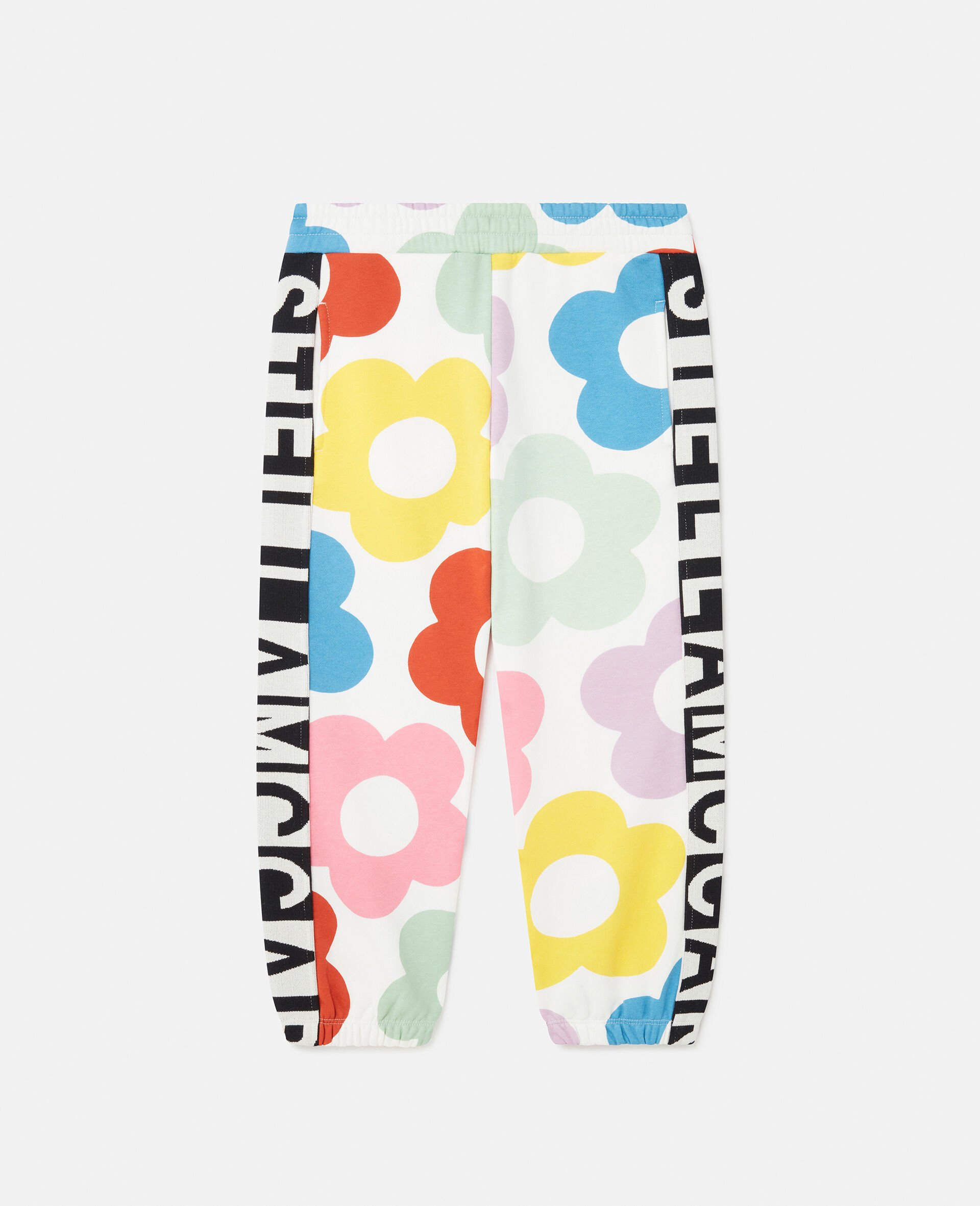 Floral Pattern Joggers-Multicoloured-medium